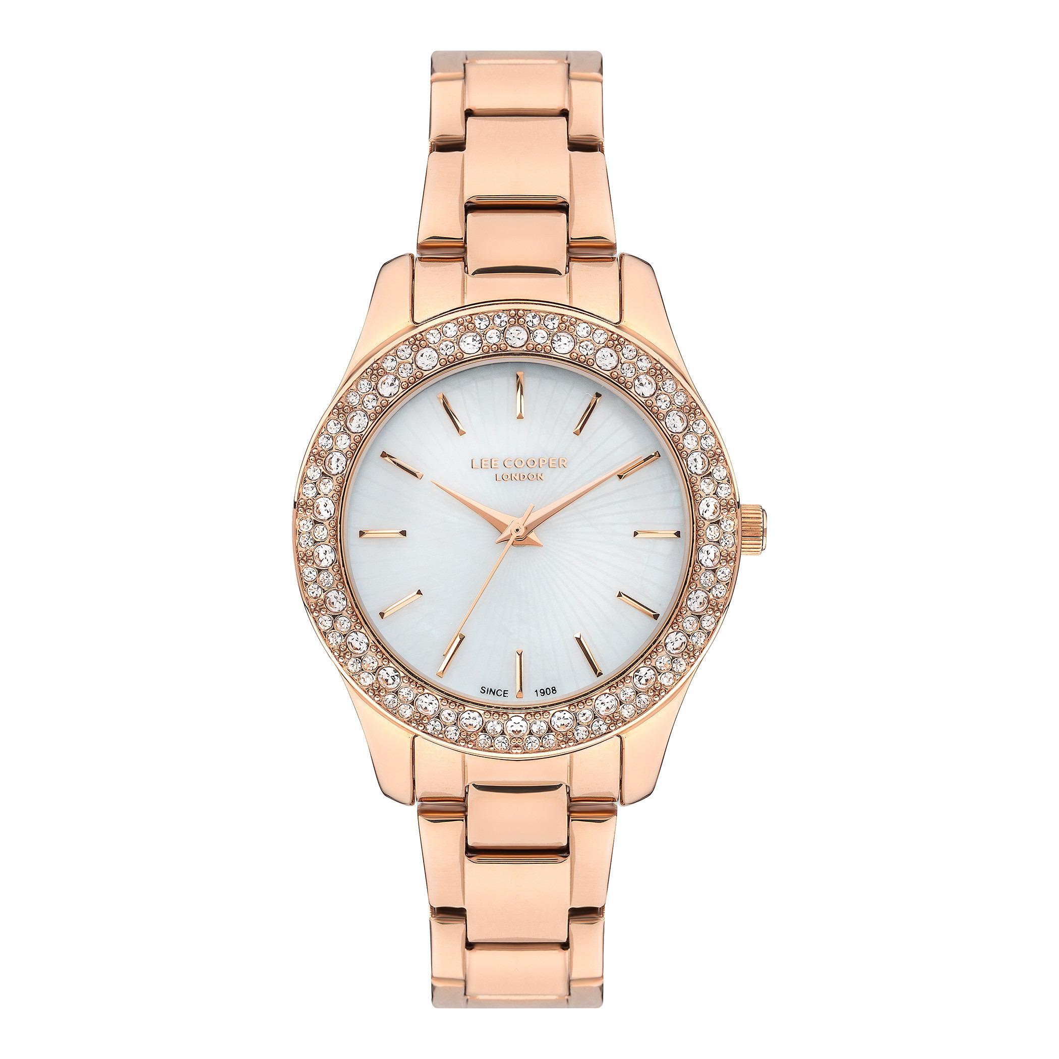  LC07390.420-ساعة أنالوج من لي كوبر بمينا أم لؤلؤة للنساء -women-watchesandjewellery-watches-image-1
