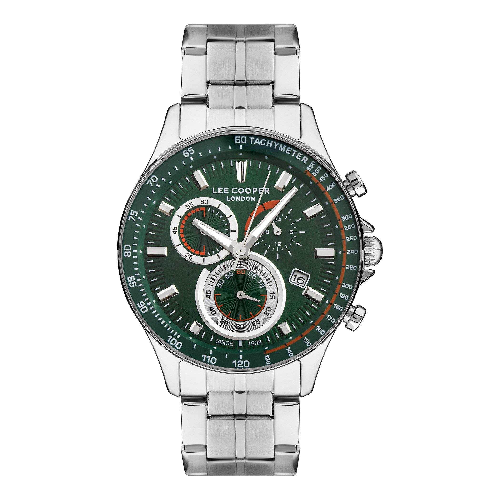 Lee Cooper Men Green Dial Chronograph Watch - LC07403.370-men-watchesandjewellery-watches-image-1