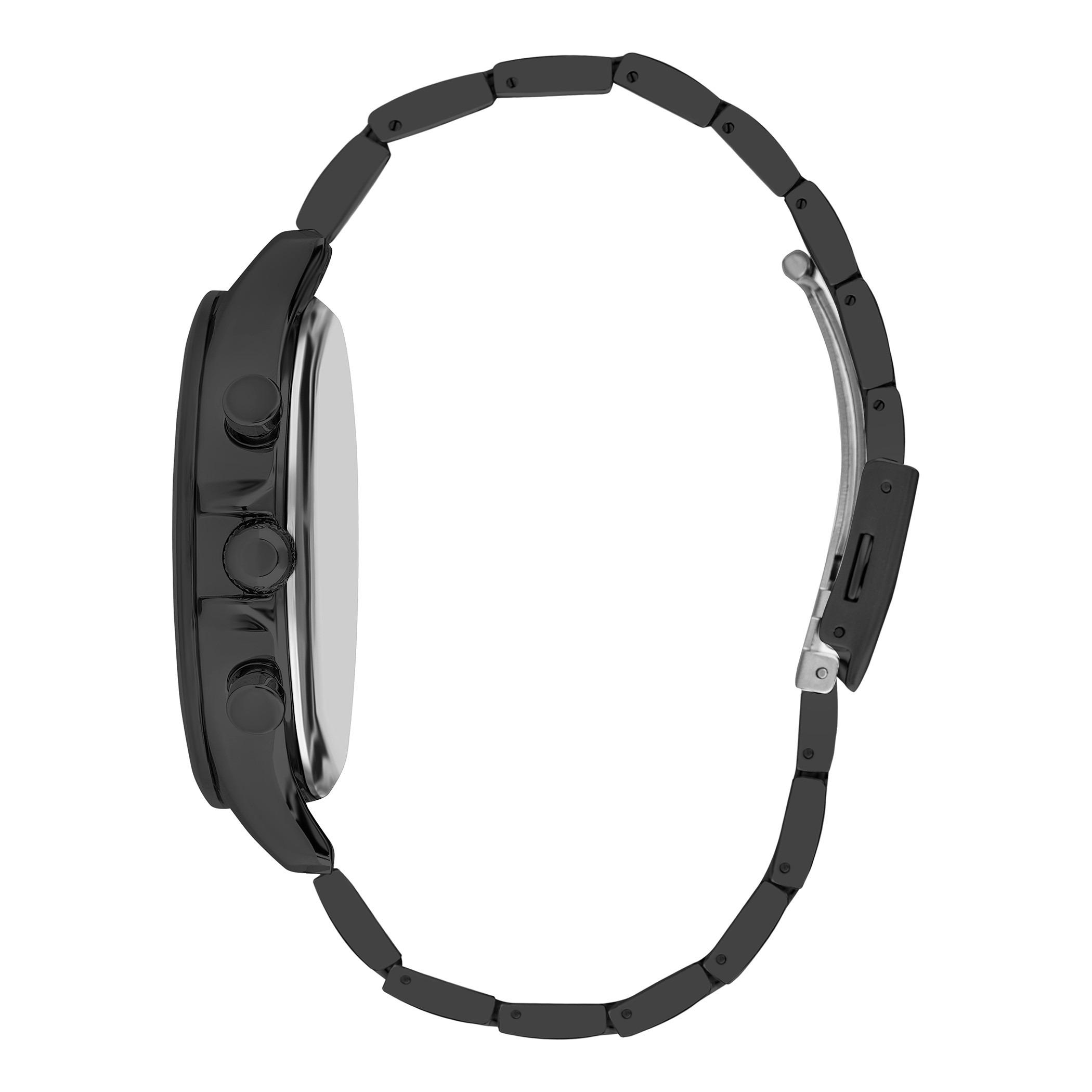  LC07403.660-ساعة كرونوغراف من لي كوبر بمينا غون ميتال للرجال -men-watchesandjewellery-watches-image-2