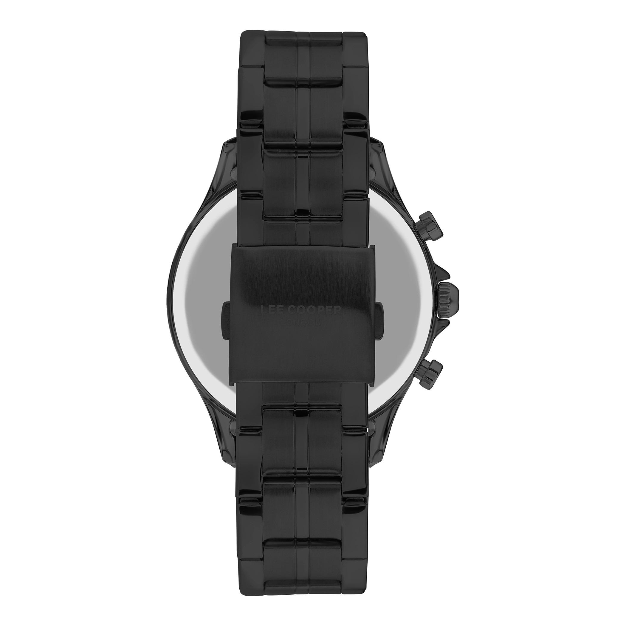  LC07403.660-ساعة كرونوغراف من لي كوبر بمينا غون ميتال للرجال -men-watchesandjewellery-watches-image-3