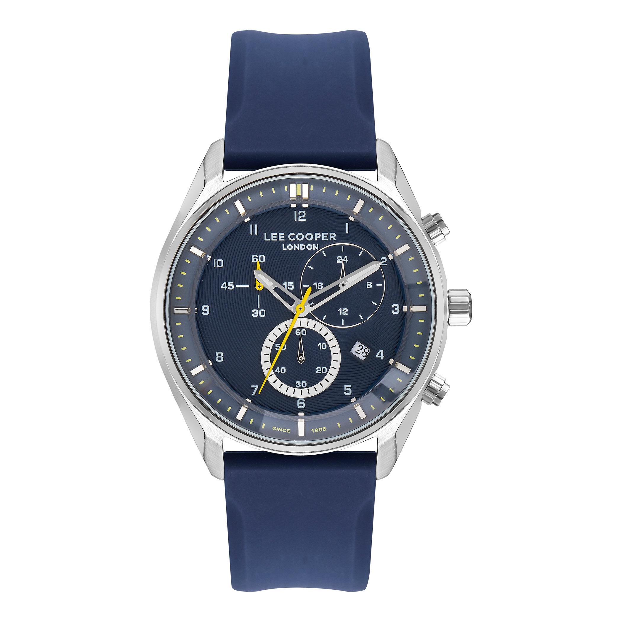  LC07350.399-ساعة كرونوغراف من لي كوبر بمينا أزرق غامق للرجال -men-watchesandjewellery-watches-image-1