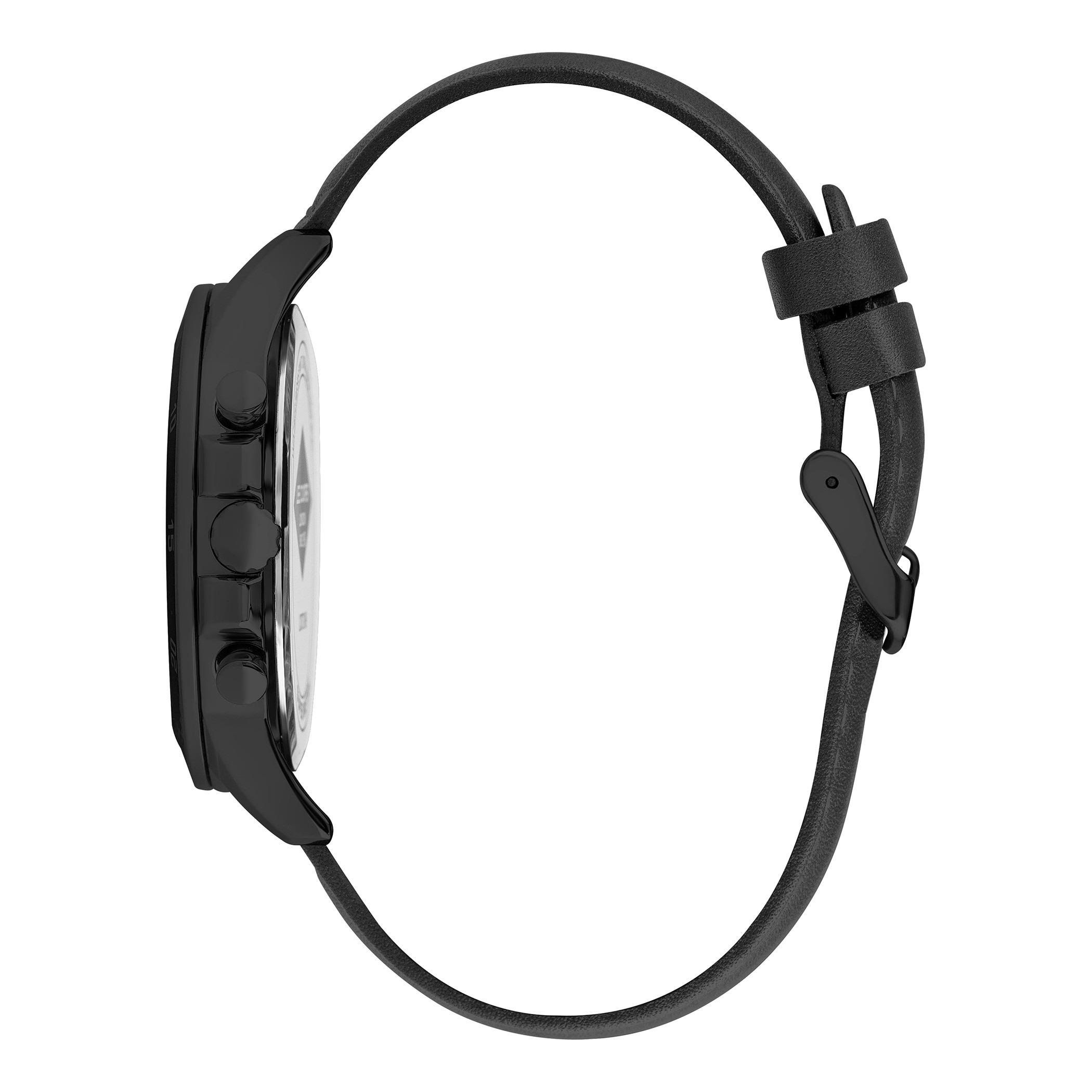  LC07372.651-ساعة كرونوغراف من لي كوبر بمينا أسود للرجال -men-watchesandjewellery-watches-image-2