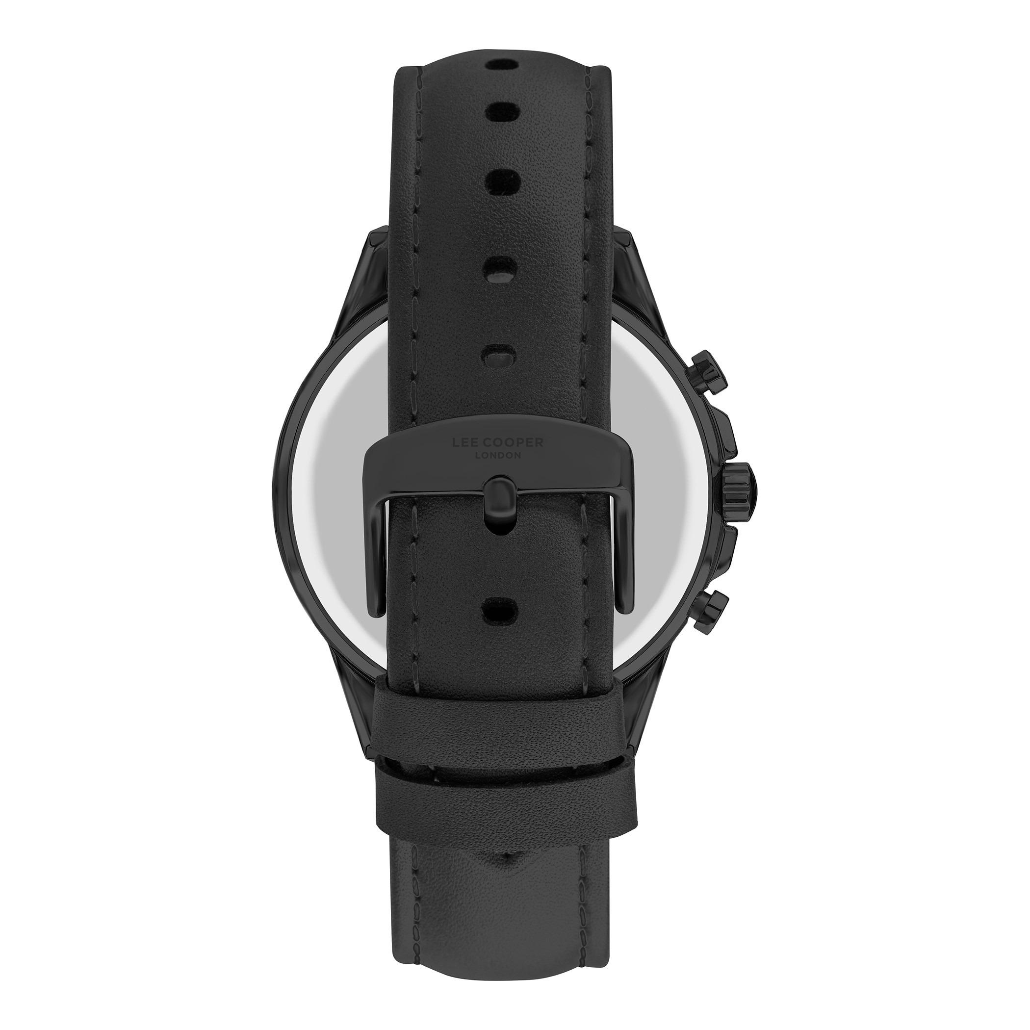  LC07372.651-ساعة كرونوغراف من لي كوبر بمينا أسود للرجال -men-watchesandjewellery-watches-image-3