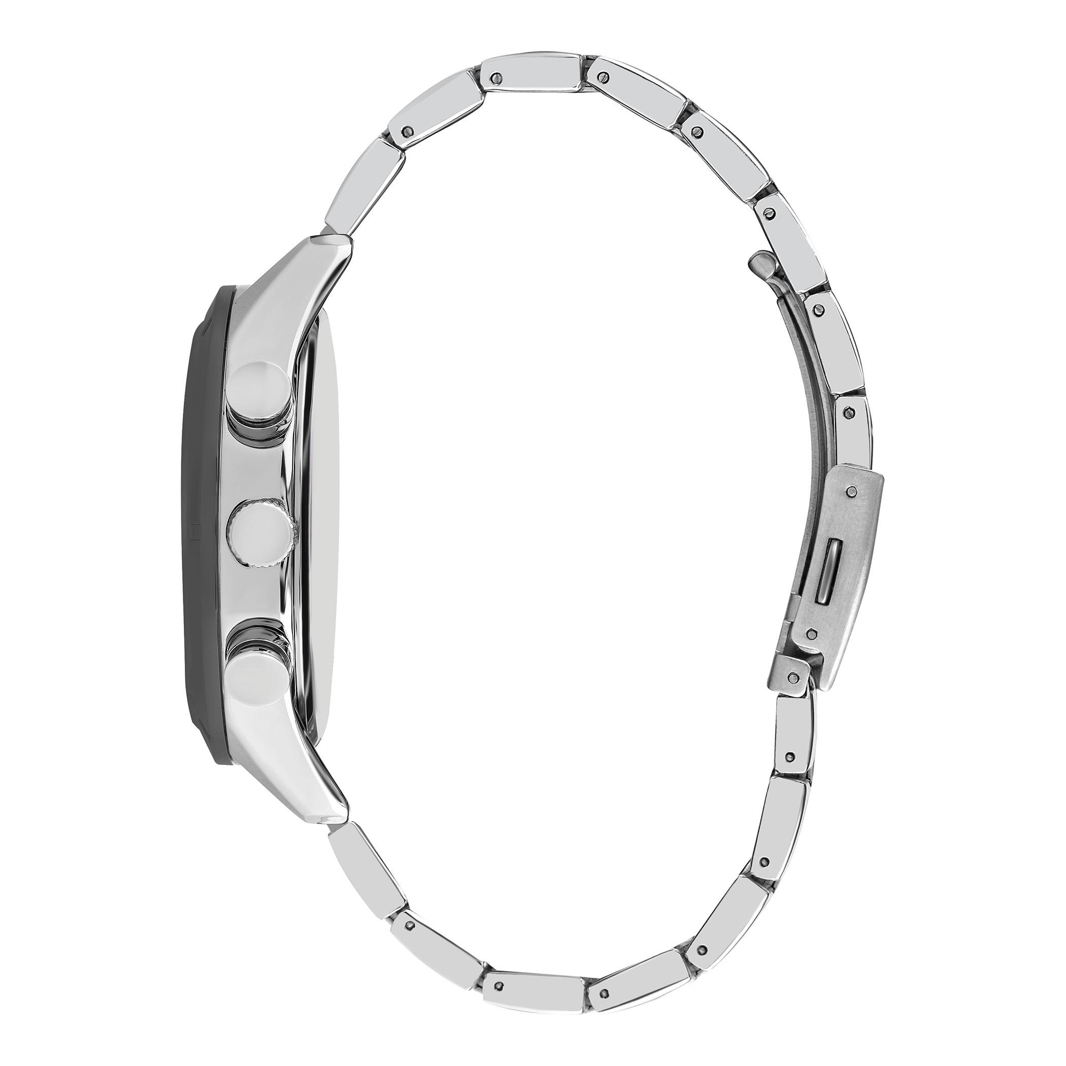  LC07378.060-ساعة كرونوغراف من لي كوبر بمينا غون ميتال للرجال -men-watchesandjewellery-watches-image-2
