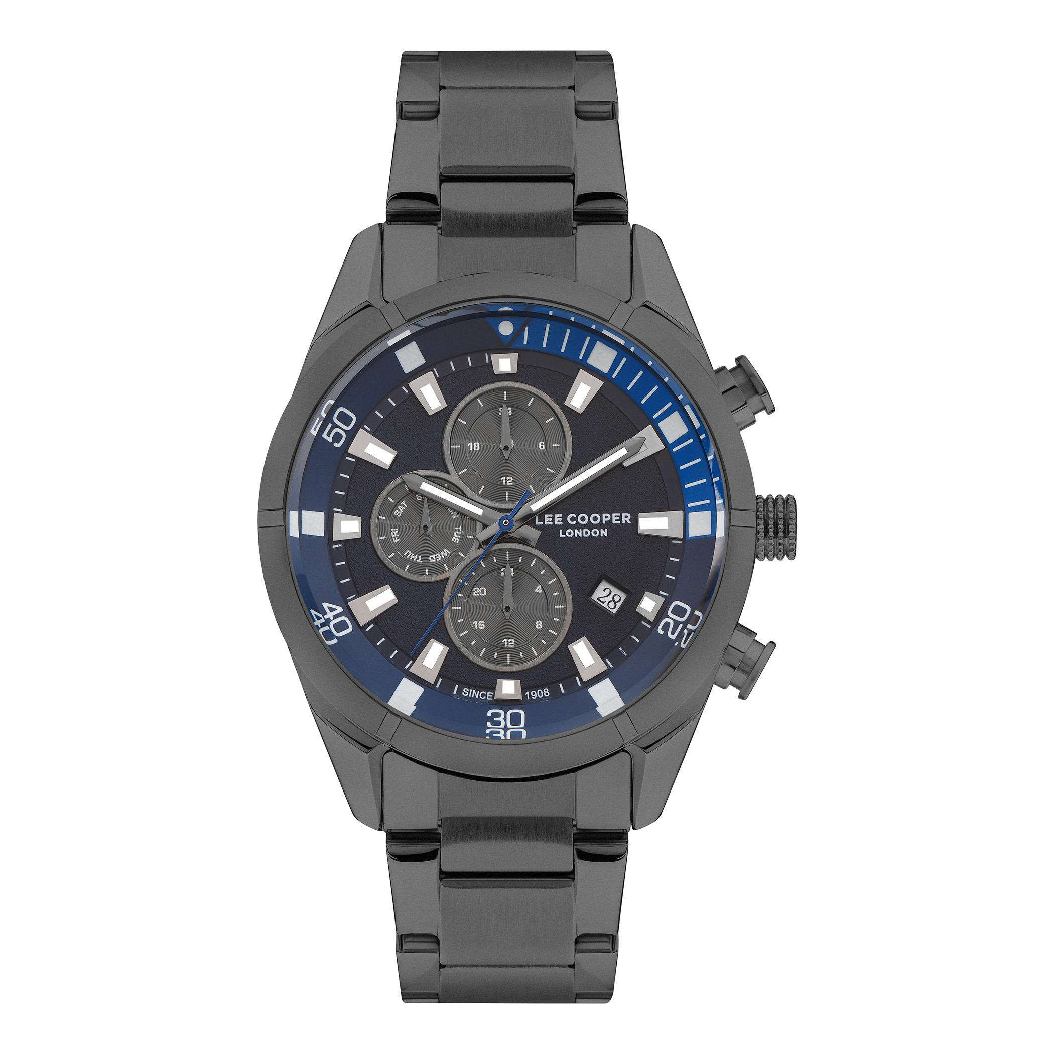 Lee Cooper Men Dark Blue Dial Chronograph Watch - LC07378.090-men-watchesandjewellery-watches-image-1