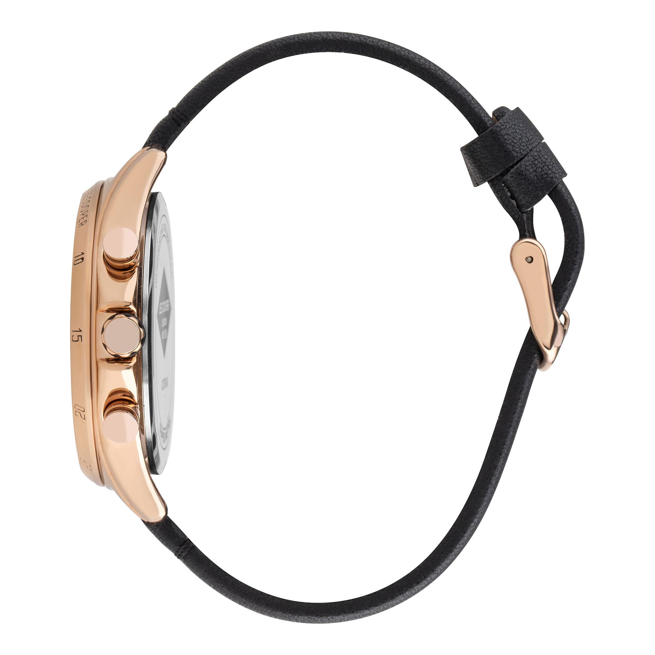  LC07376.461-ساعة كرونوغراف من لي كوبر بمينا أسود للرجال -men-watchesandjewellery-watches-image-2