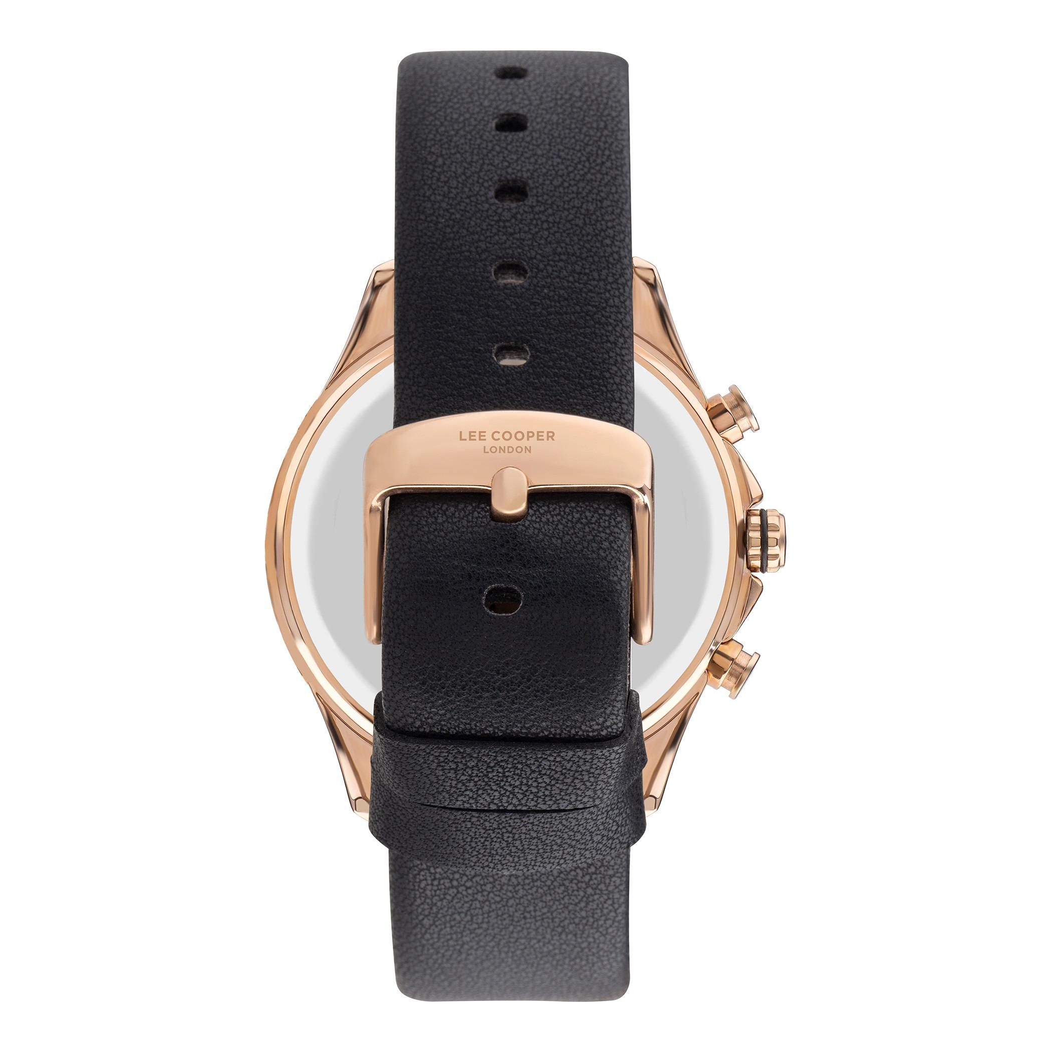  LC07376.461-ساعة كرونوغراف من لي كوبر بمينا أسود للرجال -men-watchesandjewellery-watches-image-3