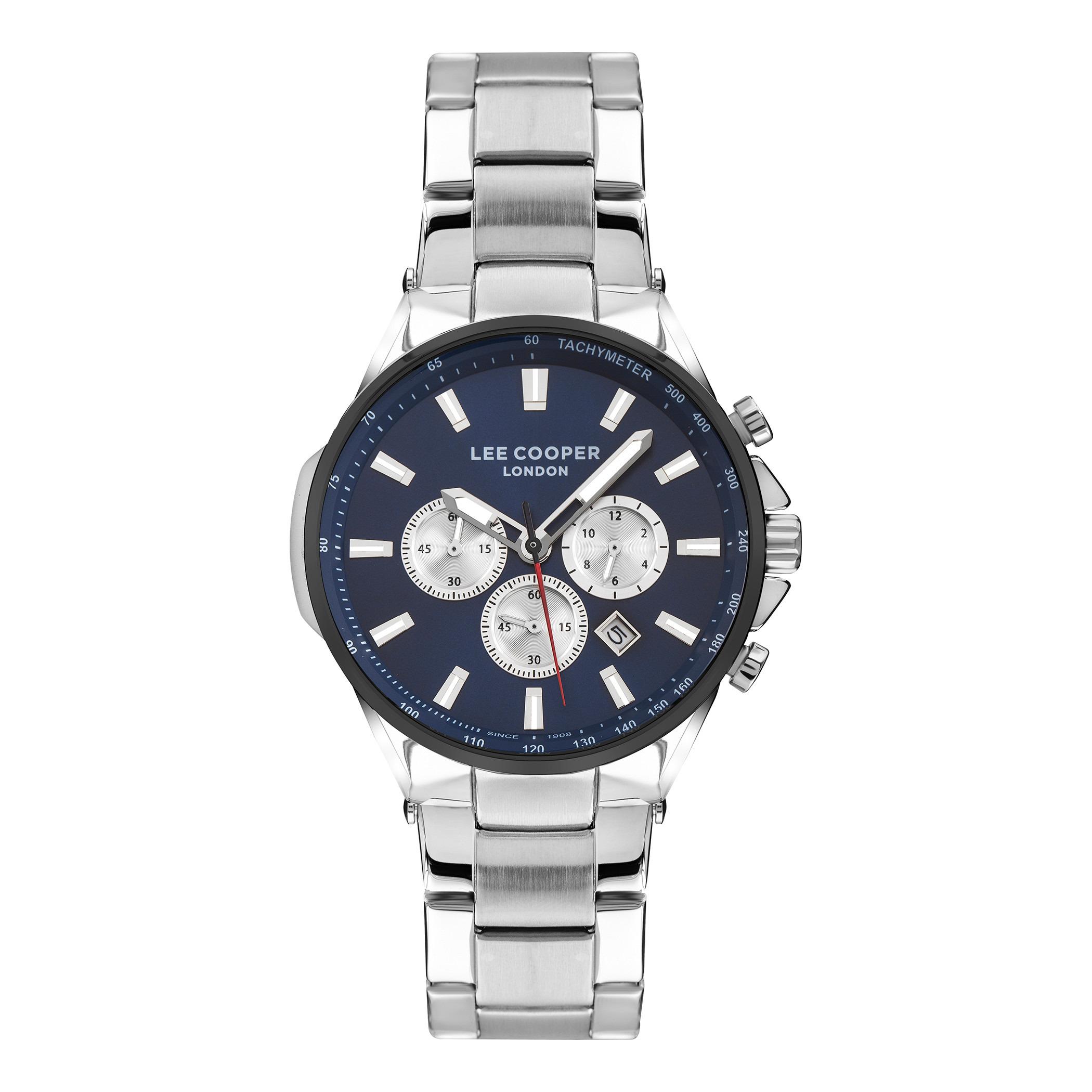  LC07381.390-ساعة كرونوغراف من لي كوبر بمينا أزرق غامق للرجال -men-watchesandjewellery-watches-image-1