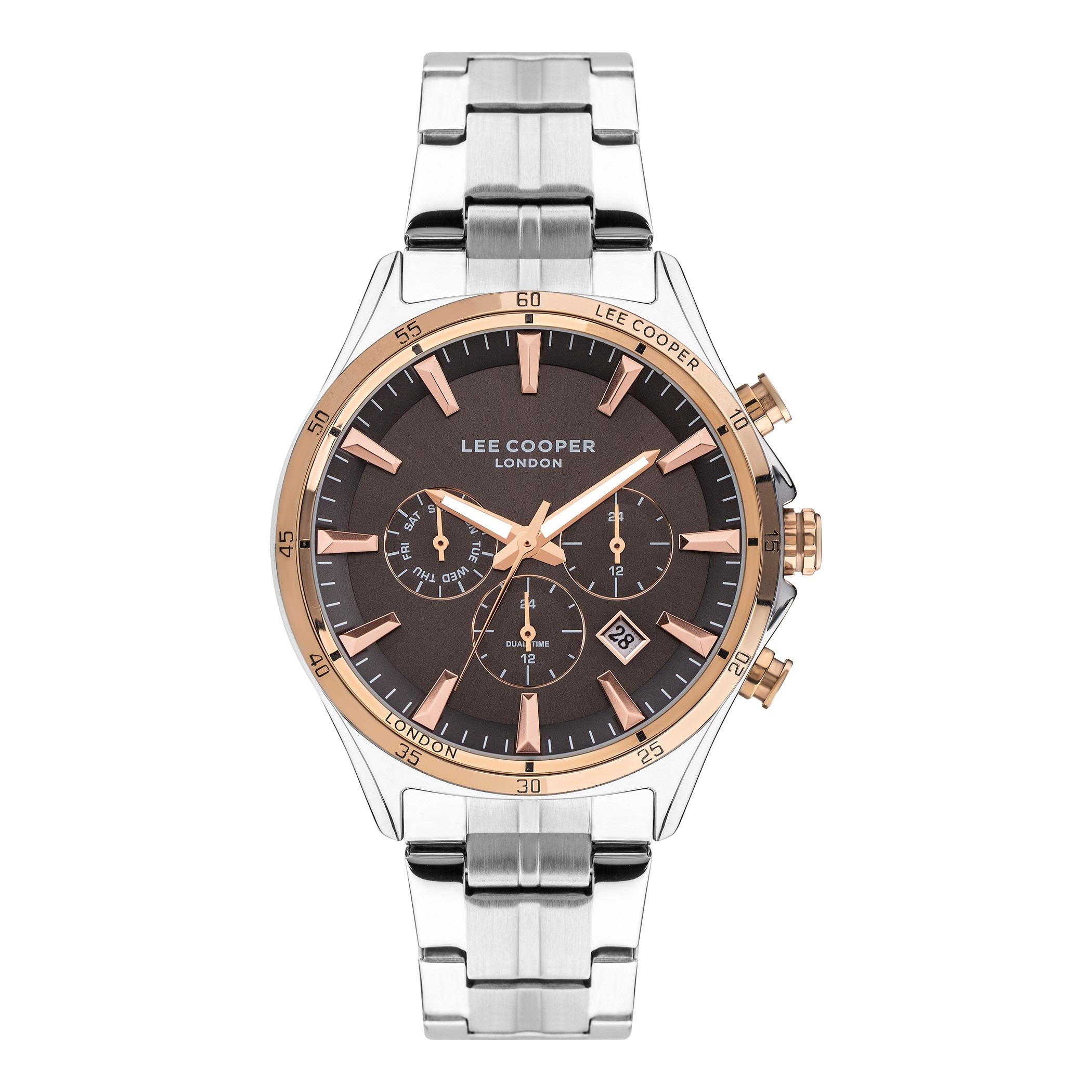  LC07375.560-ساعة كرونوغراف من لي كوبر بمينا أسود للرجال -men-watchesandjewellery-watches-image-1