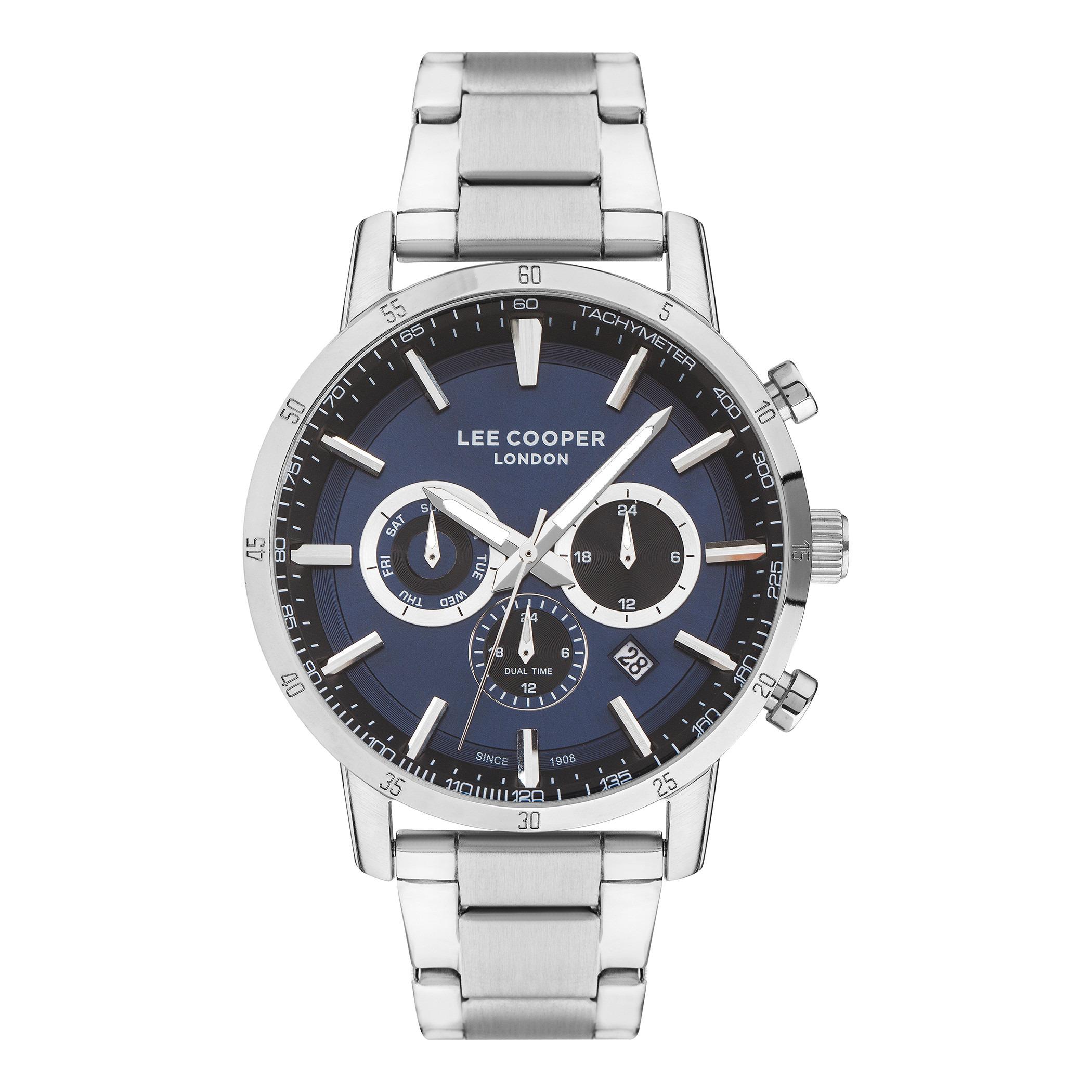  LC07357.390-ساعة كرونوغراف من لي كوبر بمينا أزرق غامق للرجال -men-watchesandjewellery-watches-image-1