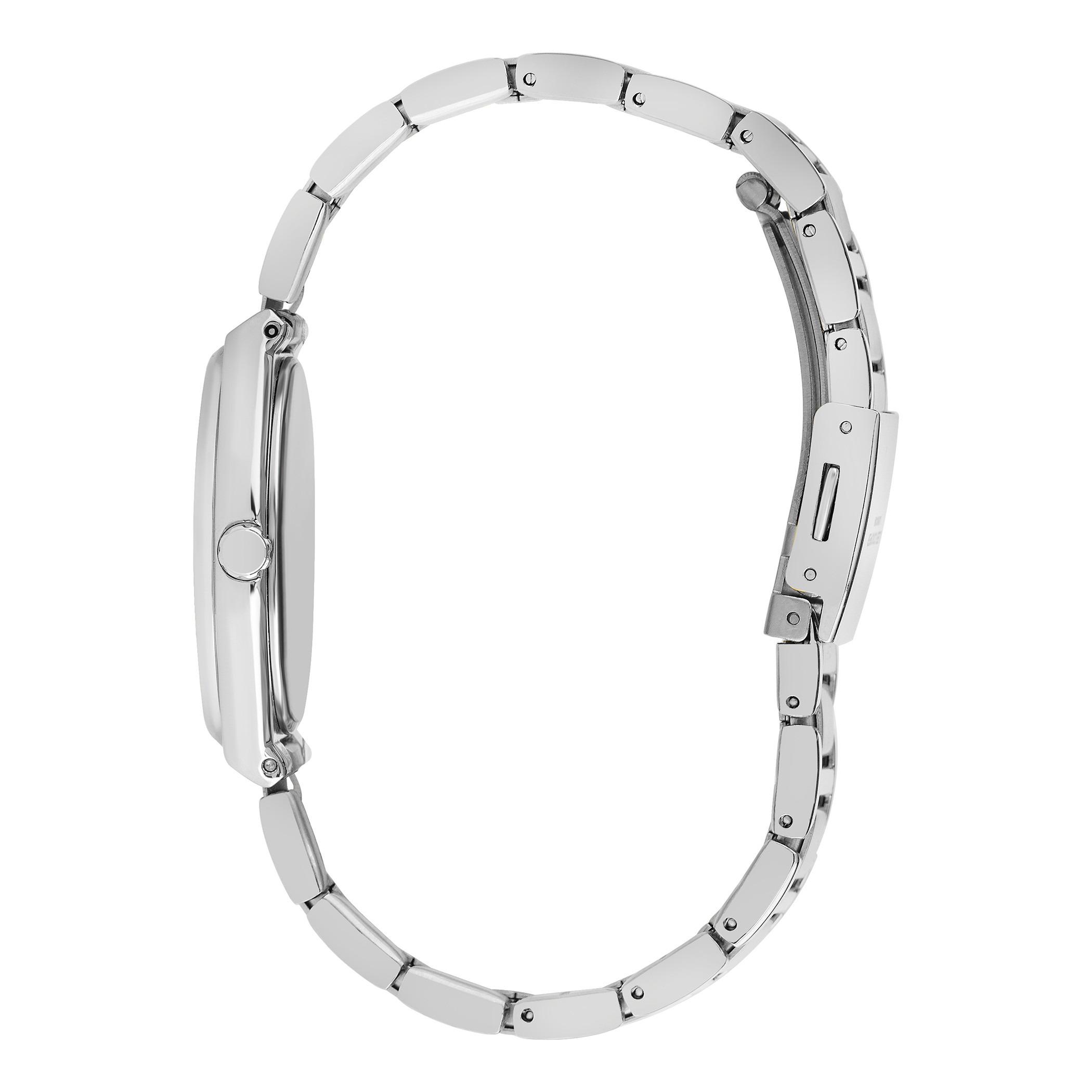  AN3614-54E - ساعة كرونوغراف من سيتيزن كوارتز للرجال بمينا اسود مع سوار فضي وذهبي -women-watchesandjewellery-watches-image-2