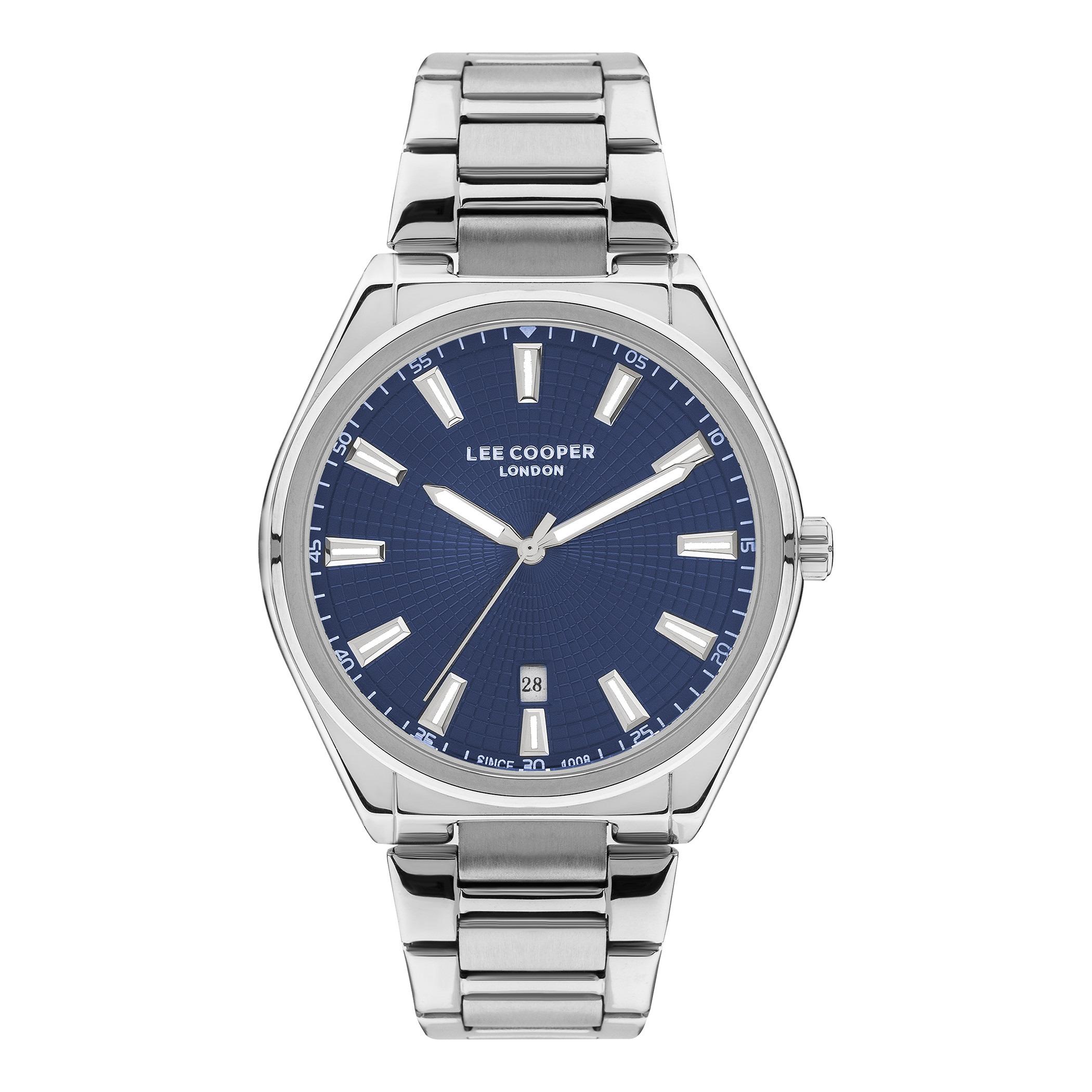  LC07336.390-ساعة أنالوج من لي كوبر بمينا ازرق غامق للرجال -men-watchesandjewellery-watches-image-1