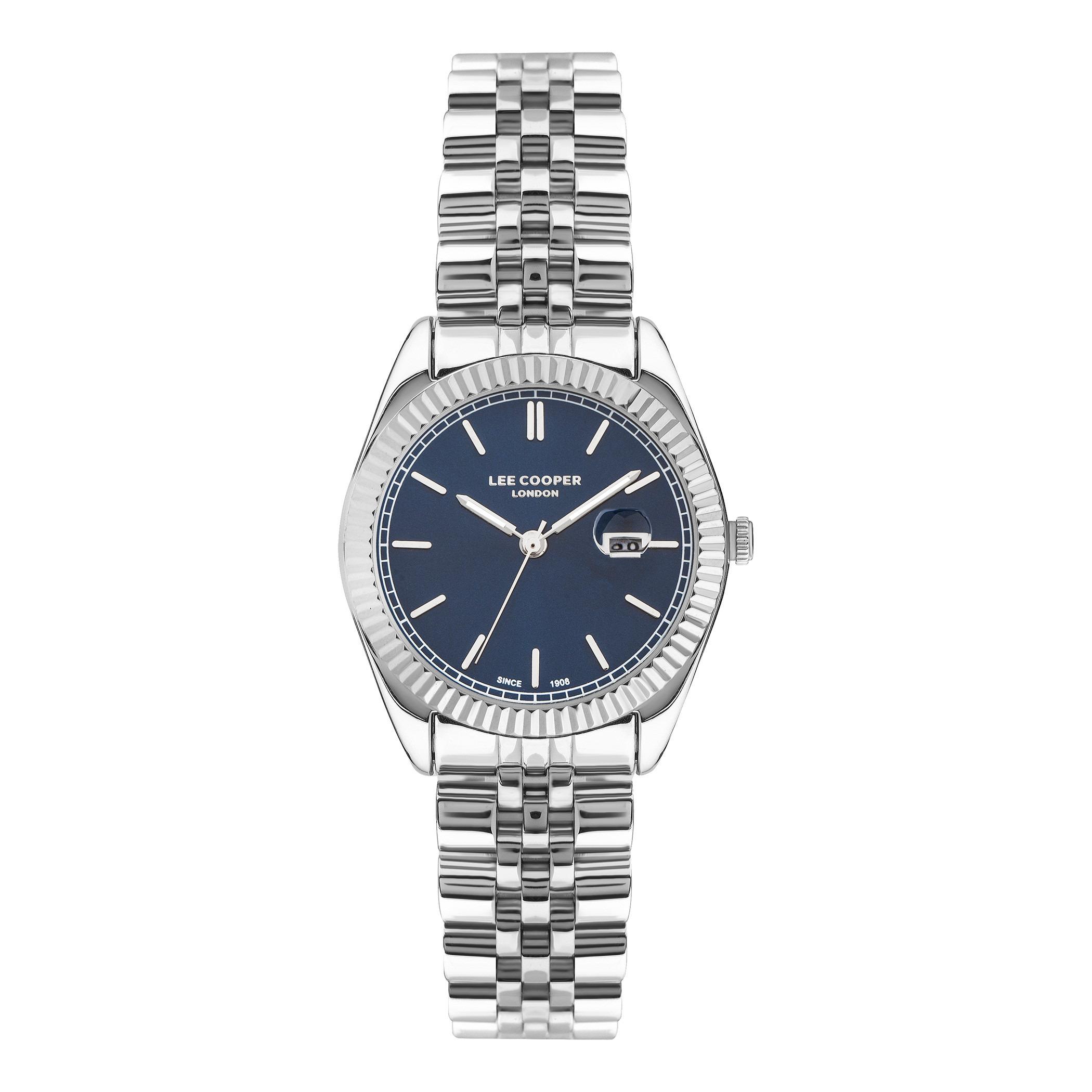  LC07326.390-ساعة أنالوج من لي كوبر بمينا أزرق غامق للنساء -women-watchesandjewellery-watches-image-1