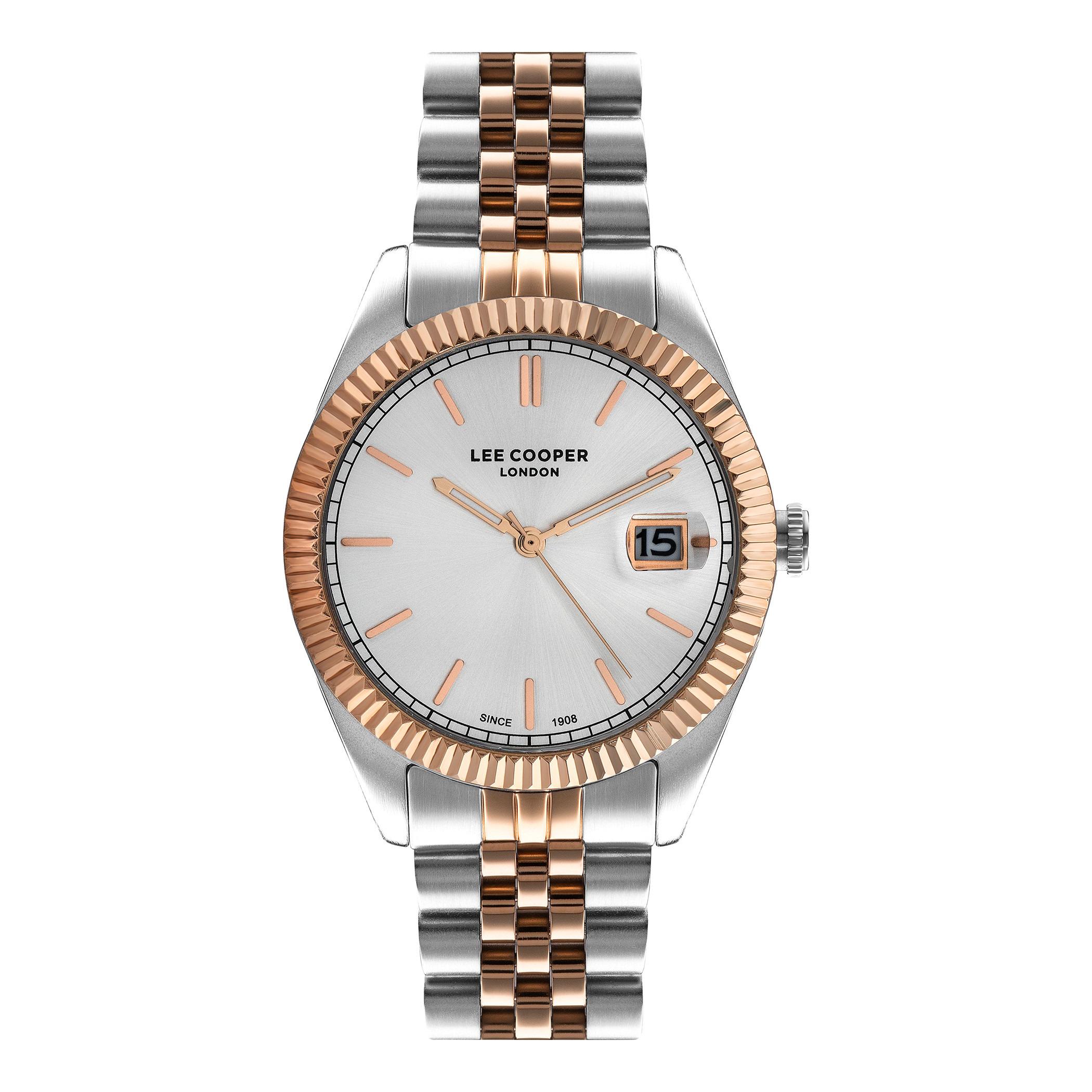 LC07215.530-ساعة أنالوج من لي كوبر بمينا فضي للرجال -men-watchesandjewellery-watches-image-1