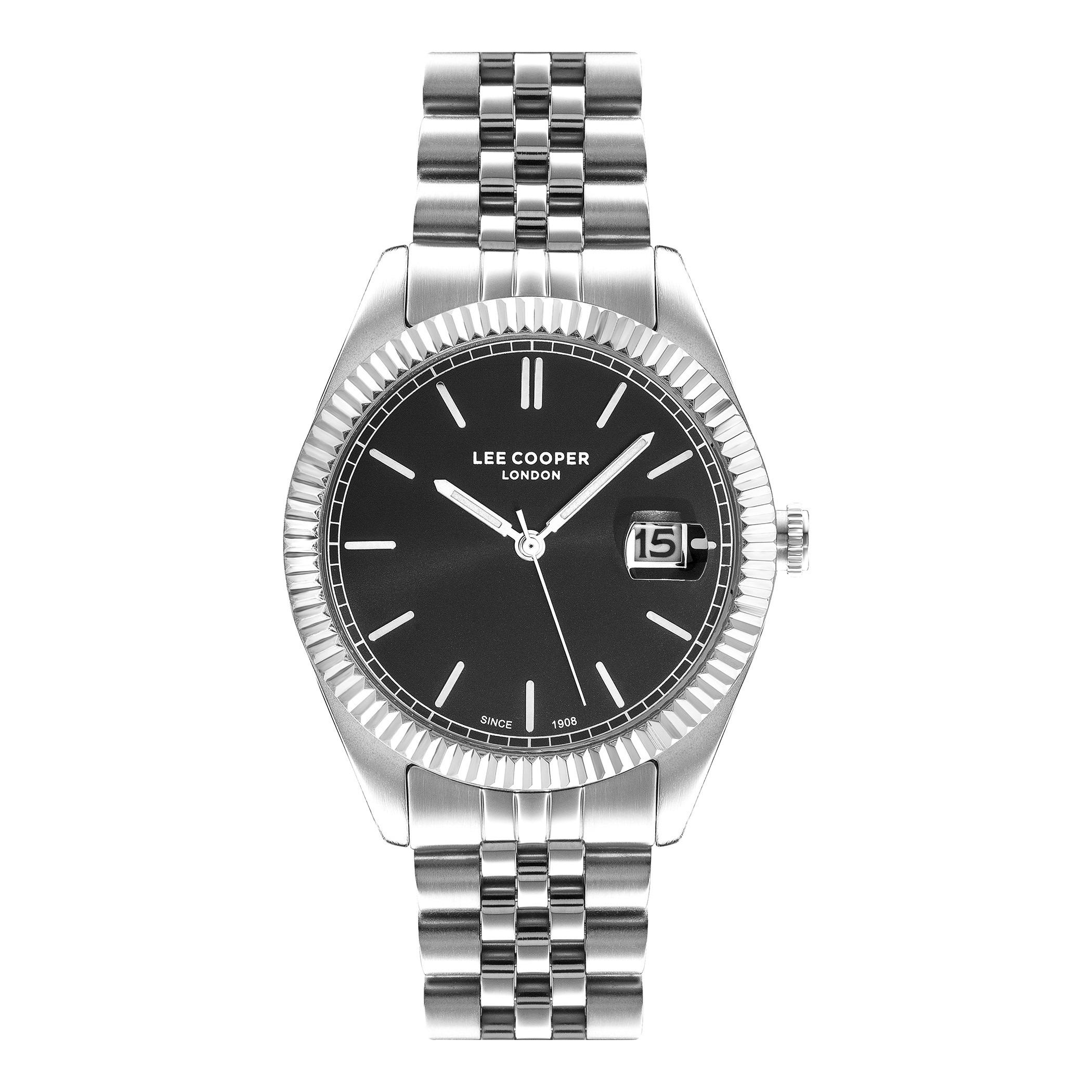  LC07215.350-ساعة أنالوج من لي كوبر بمينا غون ميتال للرجال -men-watchesandjewellery-watches-image-1