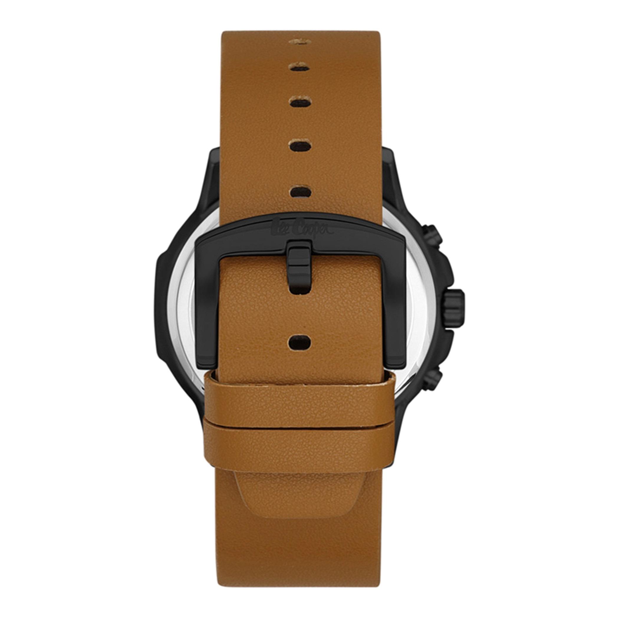  LC06889.664-NL-ساعة كرونوغراف من لي كوبر بمينا أسود للرجال -men-watchesandjewellery-watches-image-3
