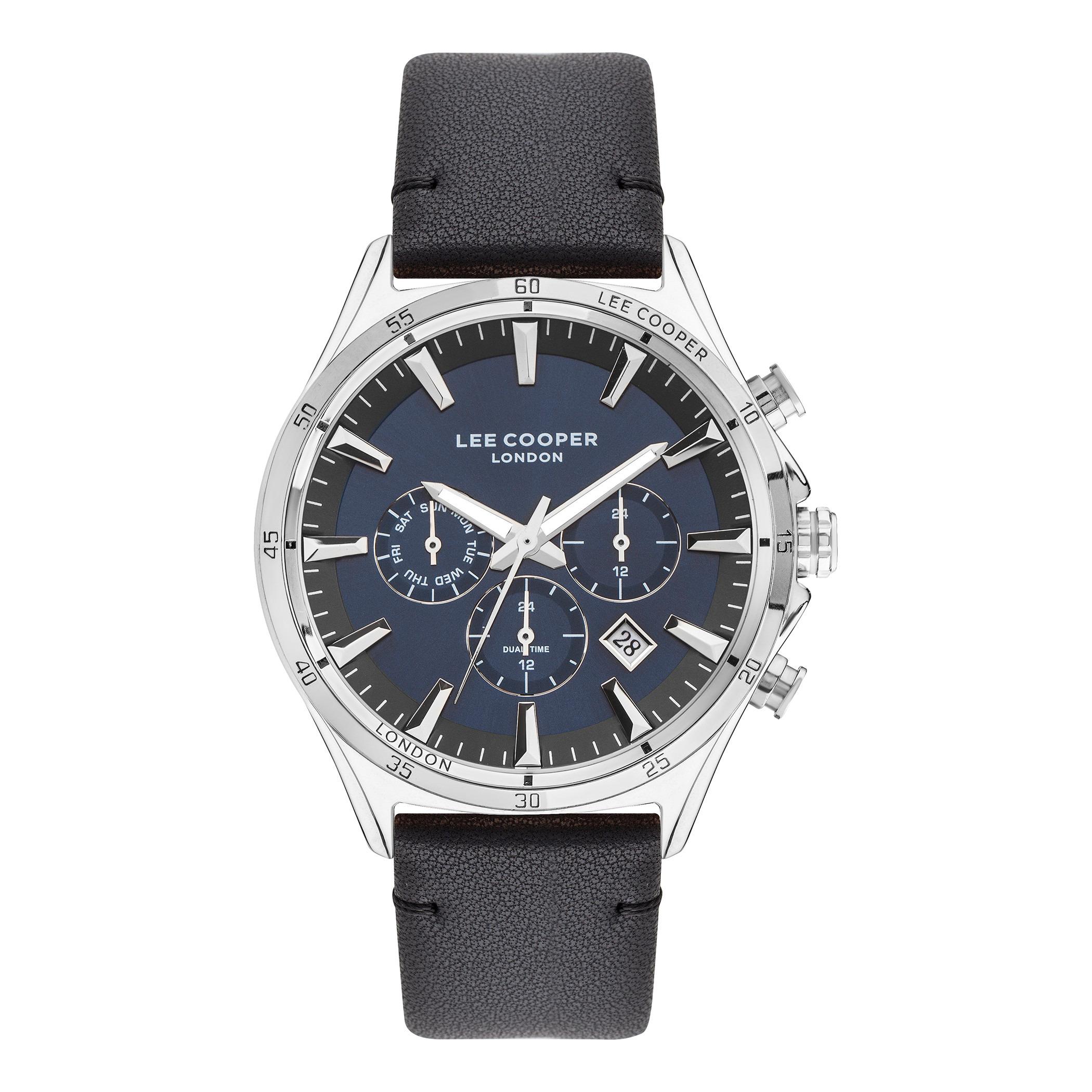 Lee Cooper Men Dark Blue Dial Chronograph Watch - LC07376.391-men-watchesandjewellery-watches-image-1