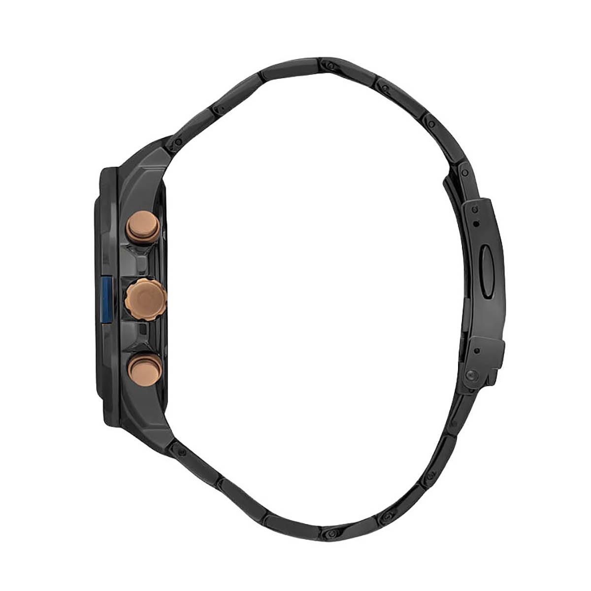 ساعة كوانتوم للرجال بمينا أزرق كرونوغراف وحزام أسود - ADG700.090-men-watchesandjewellery-watches-image-2