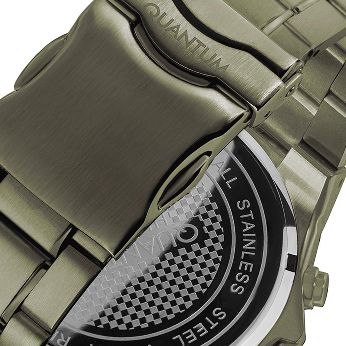 Quantum Men Green Dial Chronograph Watch with Green Strap - HNG813.070-men-watchesandjewellery-watches-image-3