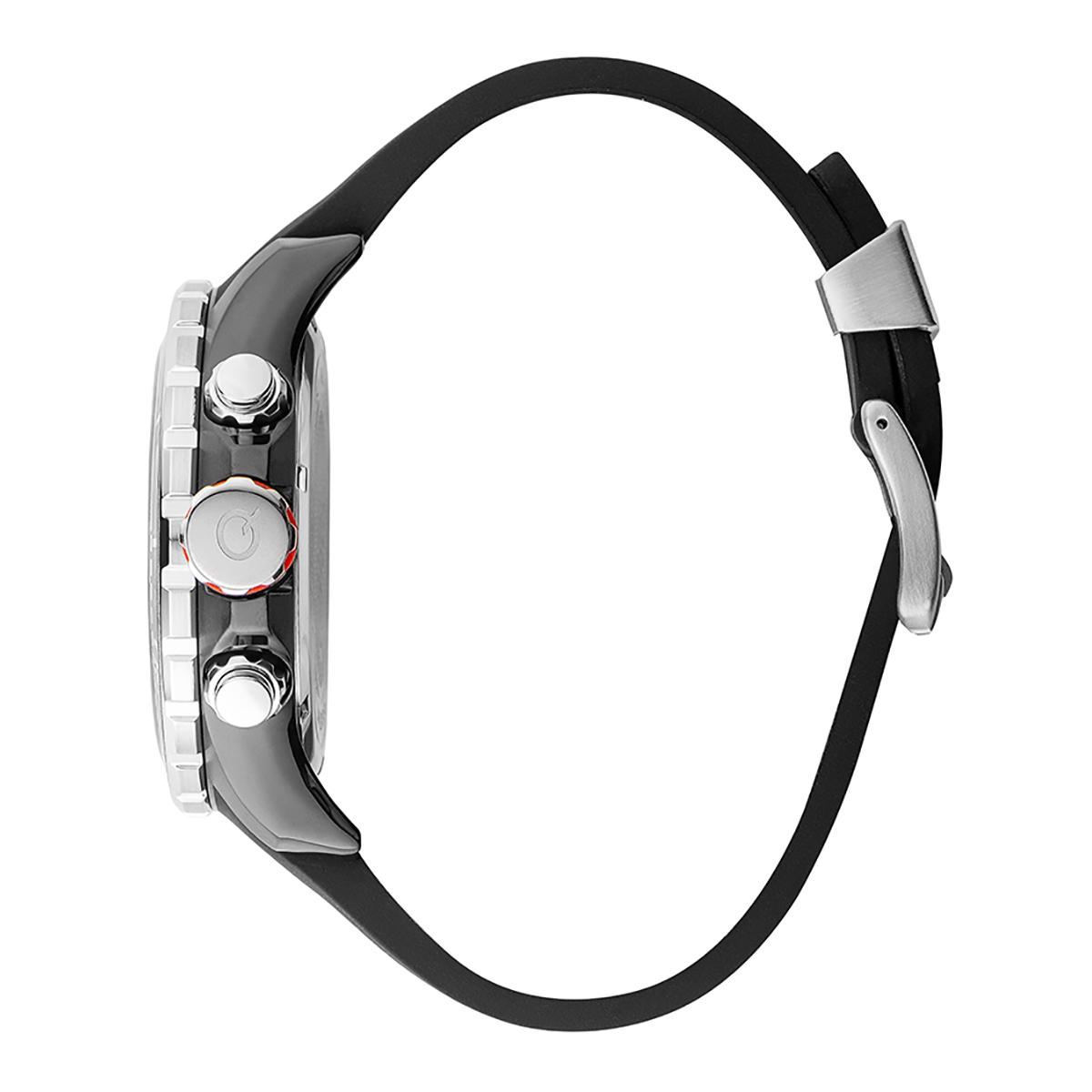 ساعة كوانتوم للرجال بمينا اسود كرونوغراف وسوار اسود - HNG834.651-men-watchesandjewellery-watches-image-2