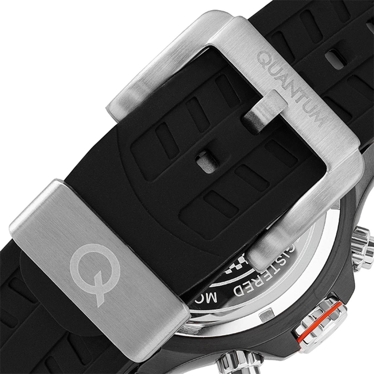 Quantum Men Black Dial Chronograph Watch with Black Strap - HNG834.651-men-watchesandjewellery-watches-image-3