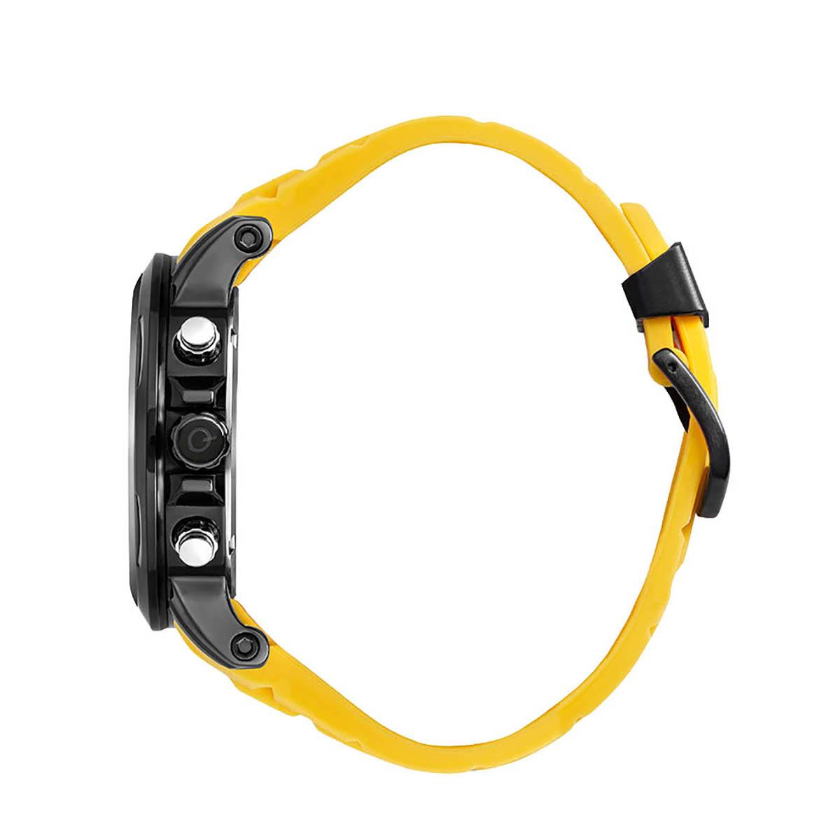 ساعة كوانتوم للرجال بمينا اسود كرونوغراف وسوار أصفر - PWG714.654-men-watchesandjewellery-watches-image-2