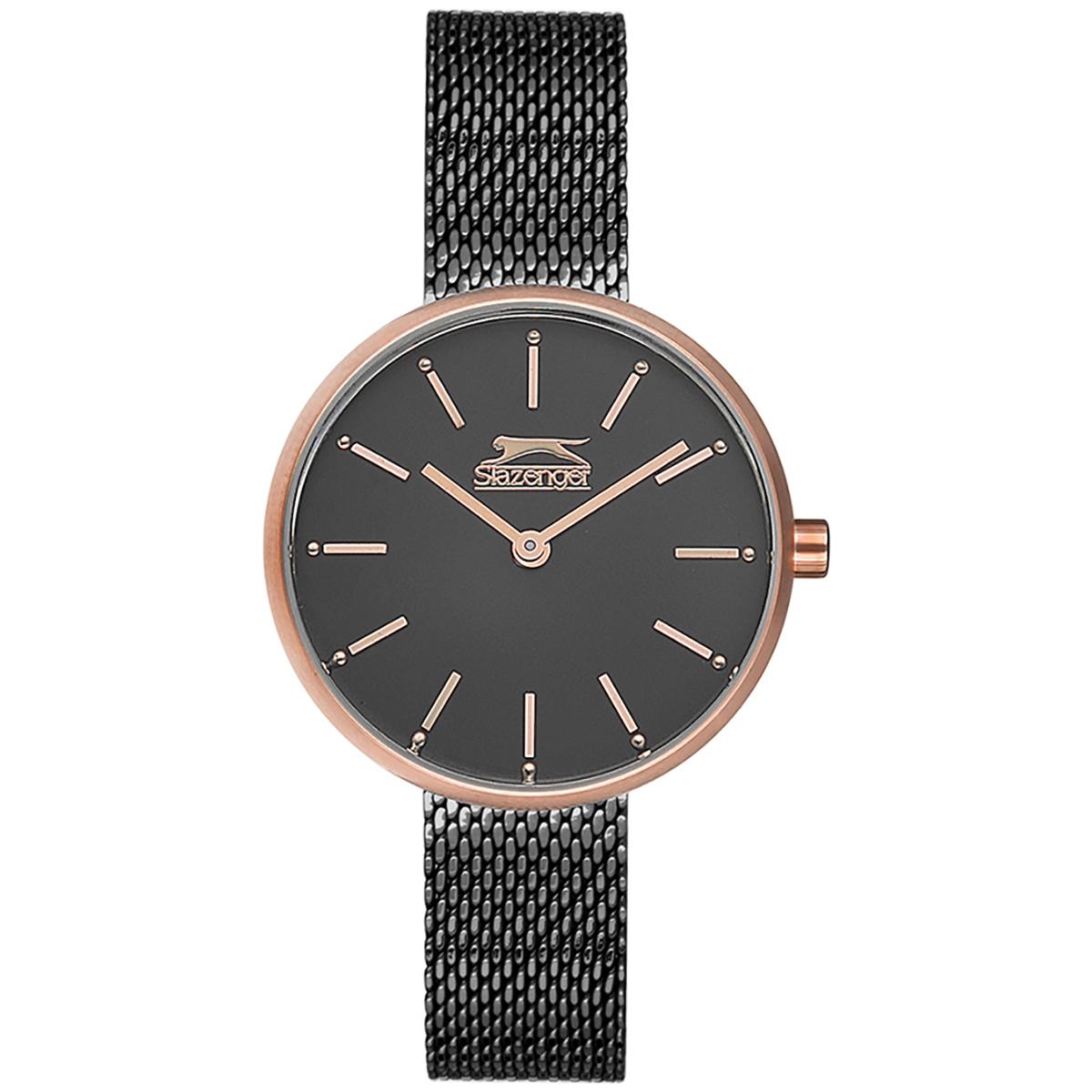 سلازنجر ساعة انالوج للنساء بمينا رمادي وسوار معدني - SL.9.6168.3.08-women-watchesandjewellery-watches-image-1