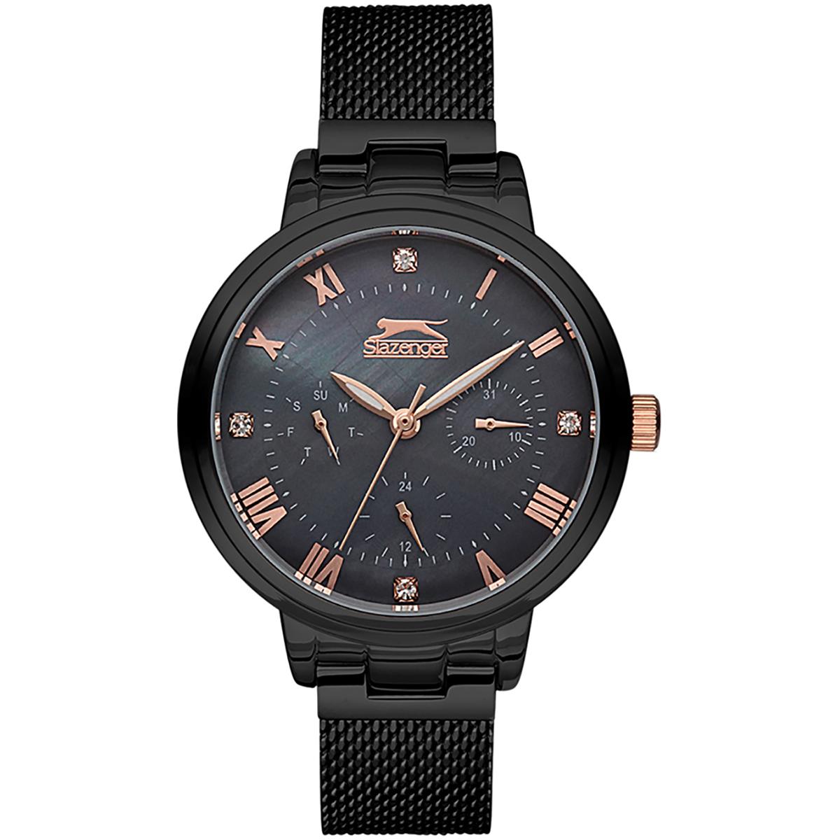 ساعة سلازنجر للنساء بمينا اسود انالوج وسوار اسود - SL.9.6185.4.02-women-watchesandjewellery-watches-image-1
