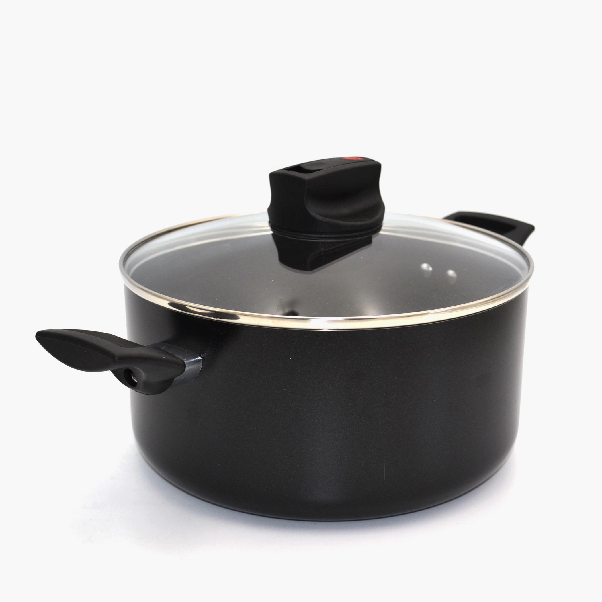 Prestige Safecook Non-Stick Aluminium Stockpot with Lid - 8 L