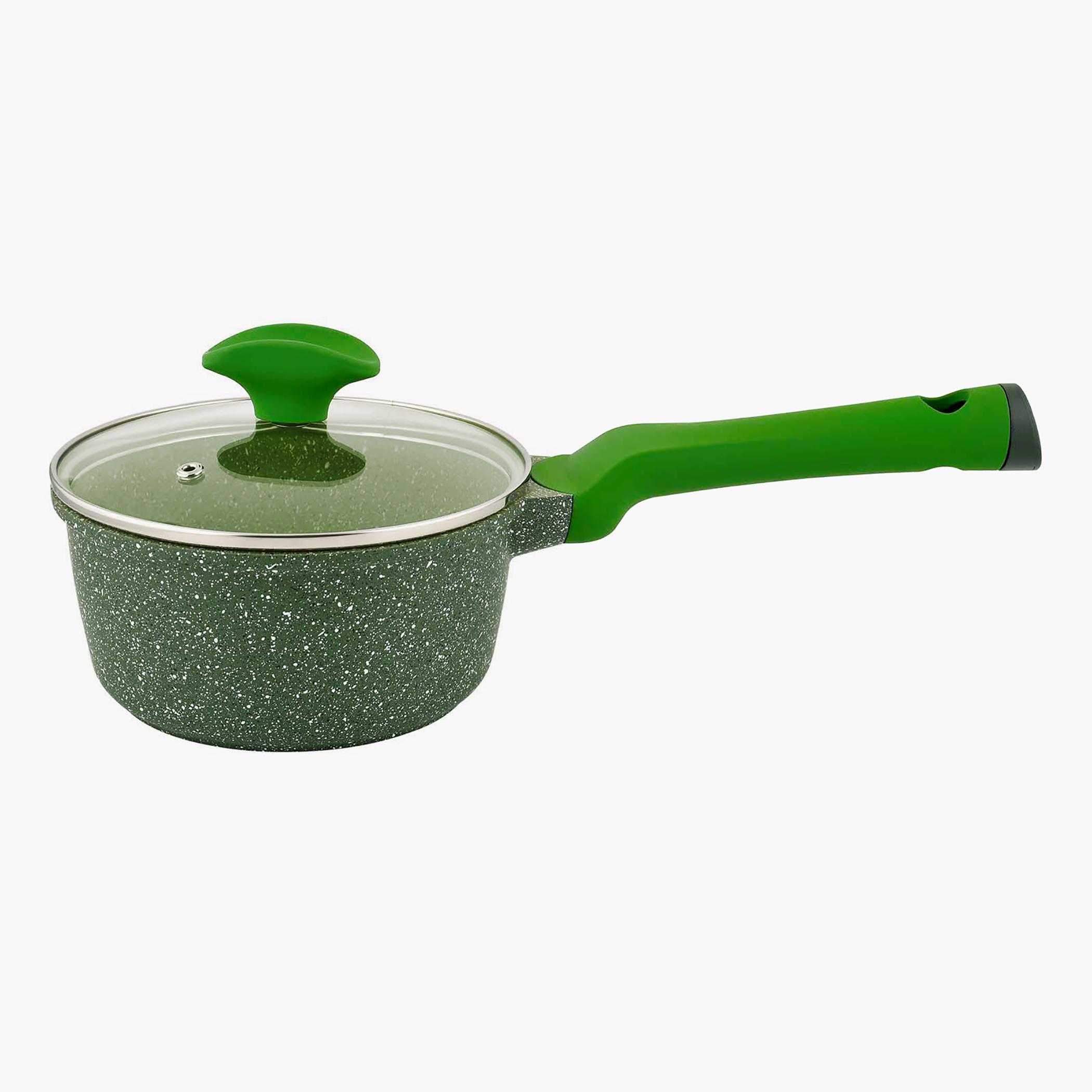 Prestige Granite Coated Aluminium Non-Stick Saucepan with Lid - 16 cm