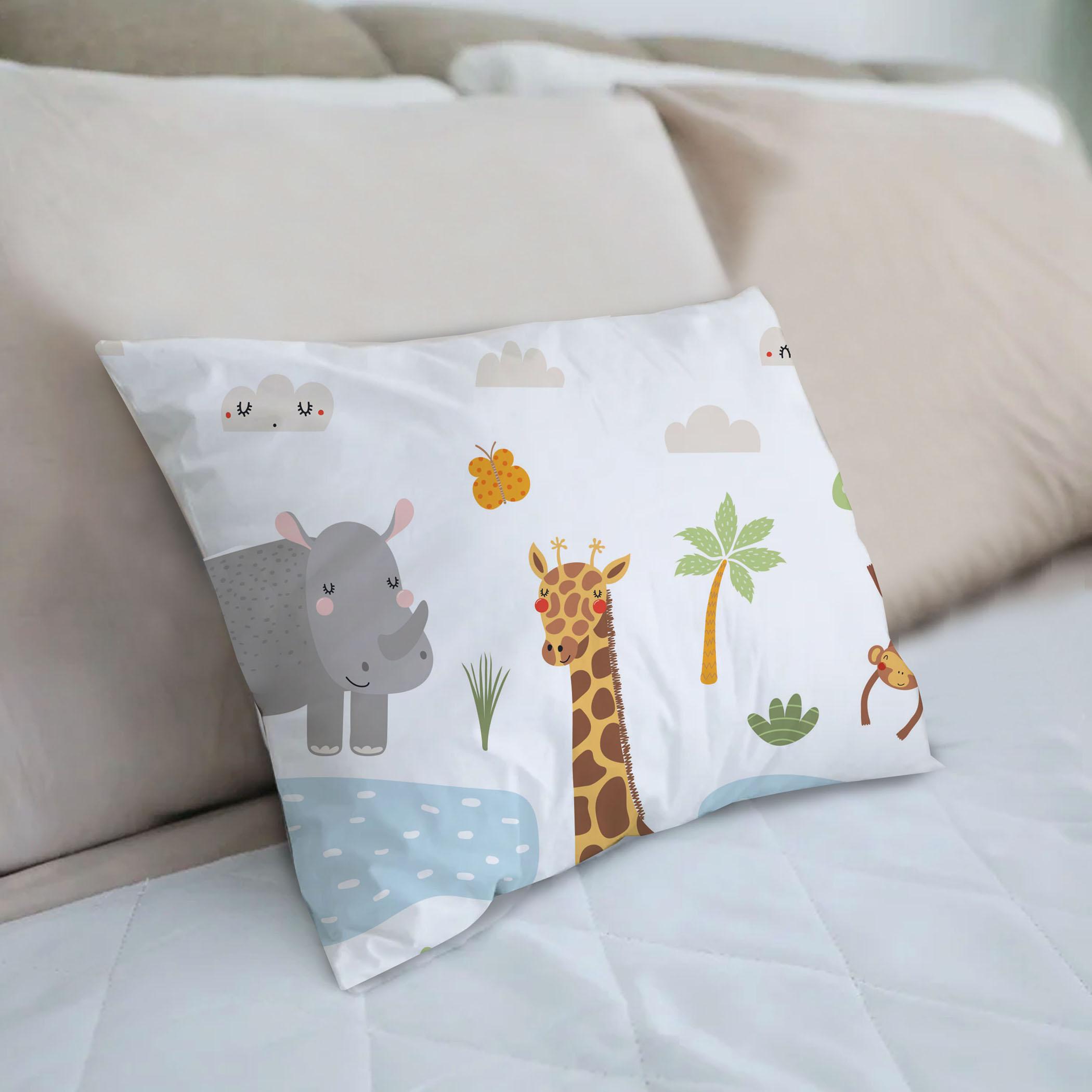 Cotton Home Baby Pillow with 2 Pillow Covers 30x40 cm