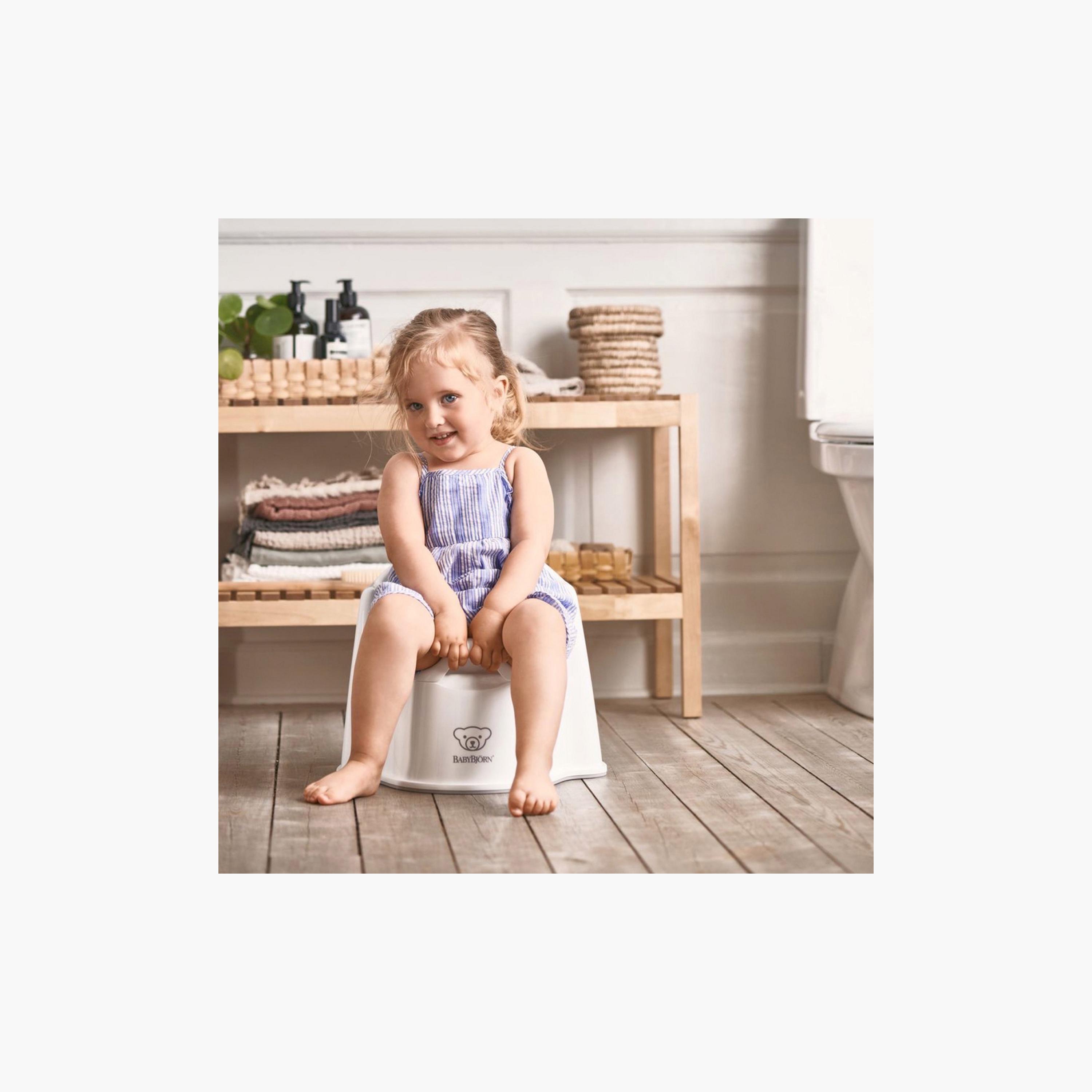 Babybjorn Potty Chair - White and Grey-baby-diapering-pottytraining-image-2