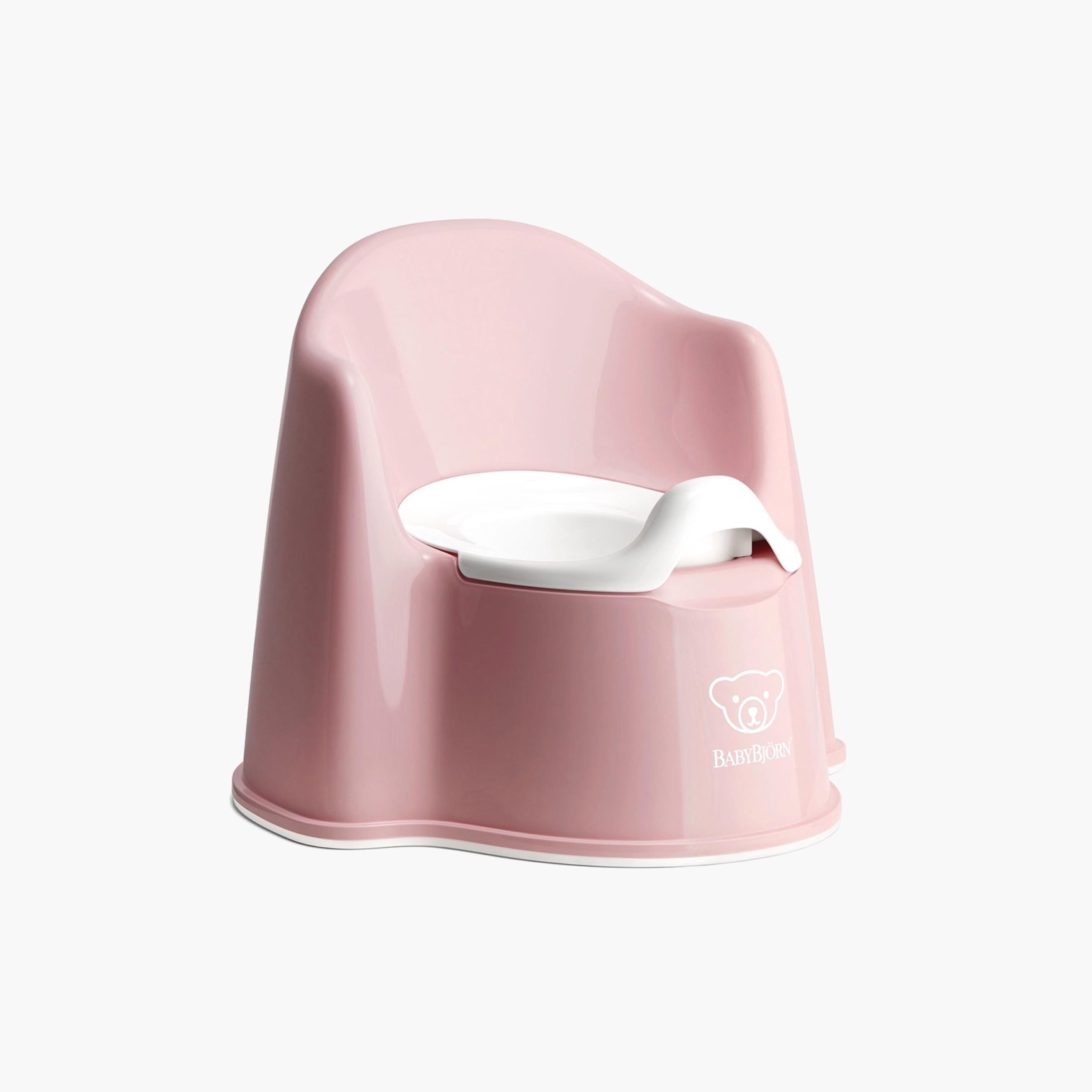 مقعد نونية من بيبي بيورن - وردي وأبيض-baby-diapering-pottytraining-image-1