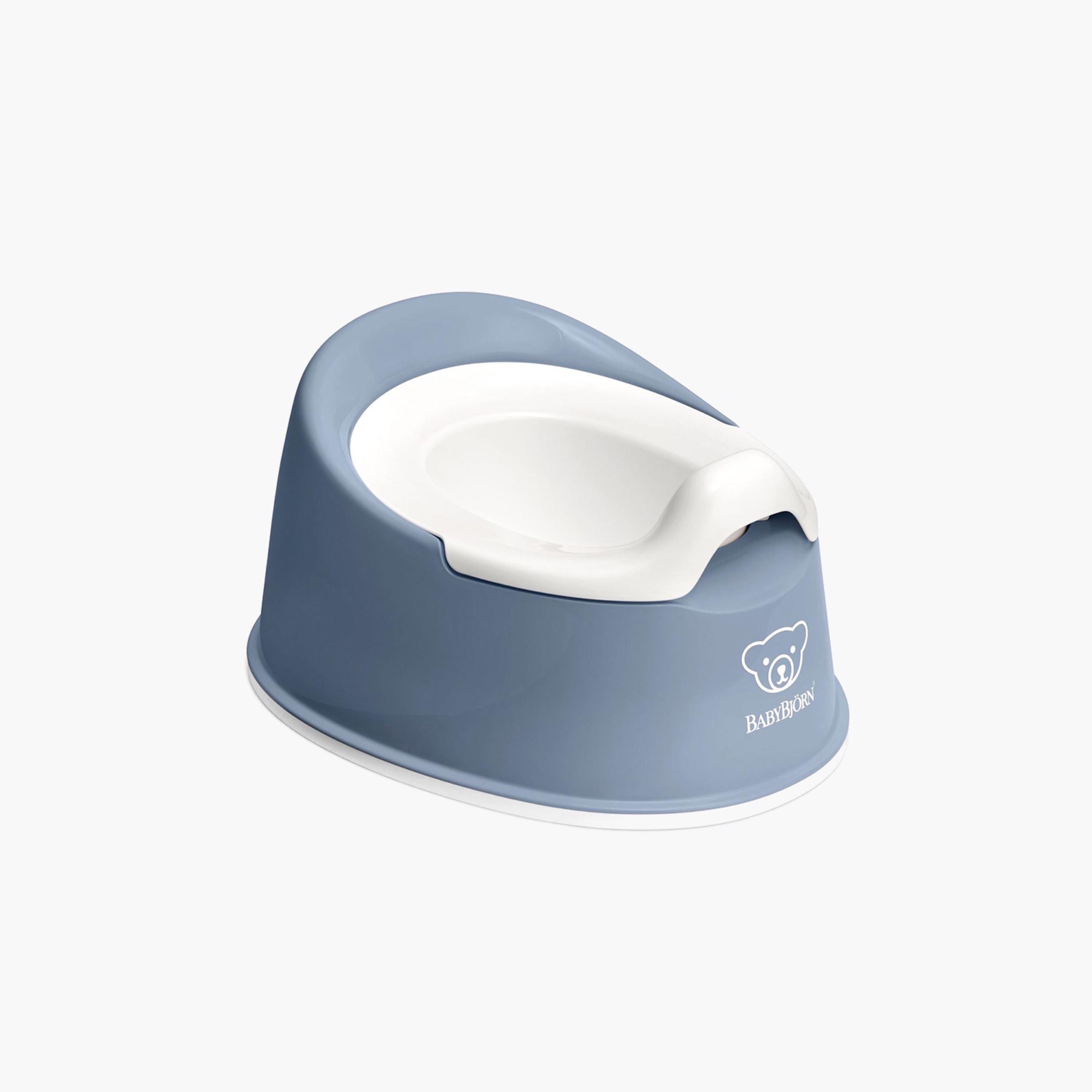 BabyBjorn Potty Chair - Deep Blue and White-baby-diapering-pottytraining-image-1