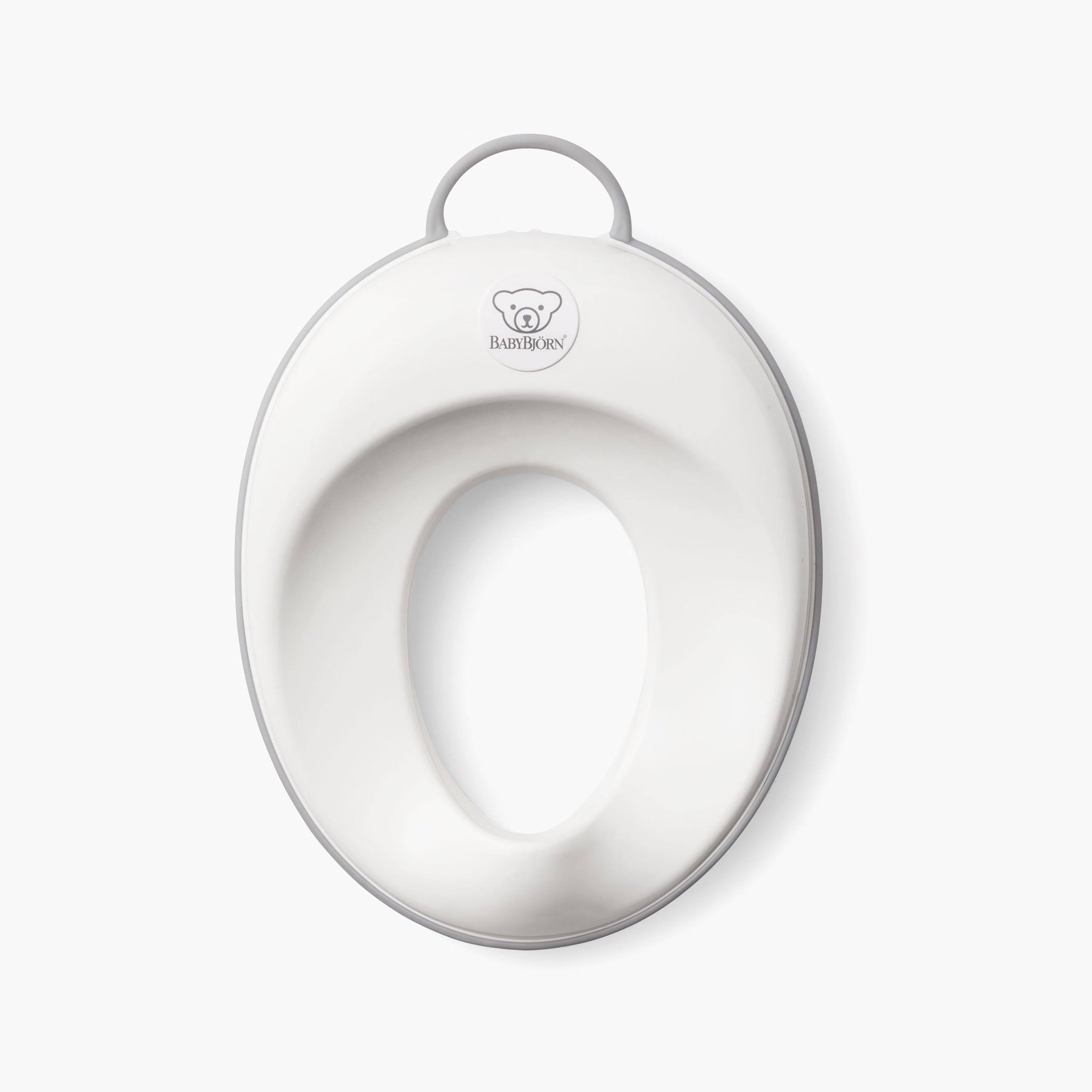 BabyBjorn Toilet Training Seat - White and Grey-baby-diapering-pottytraining-image-1