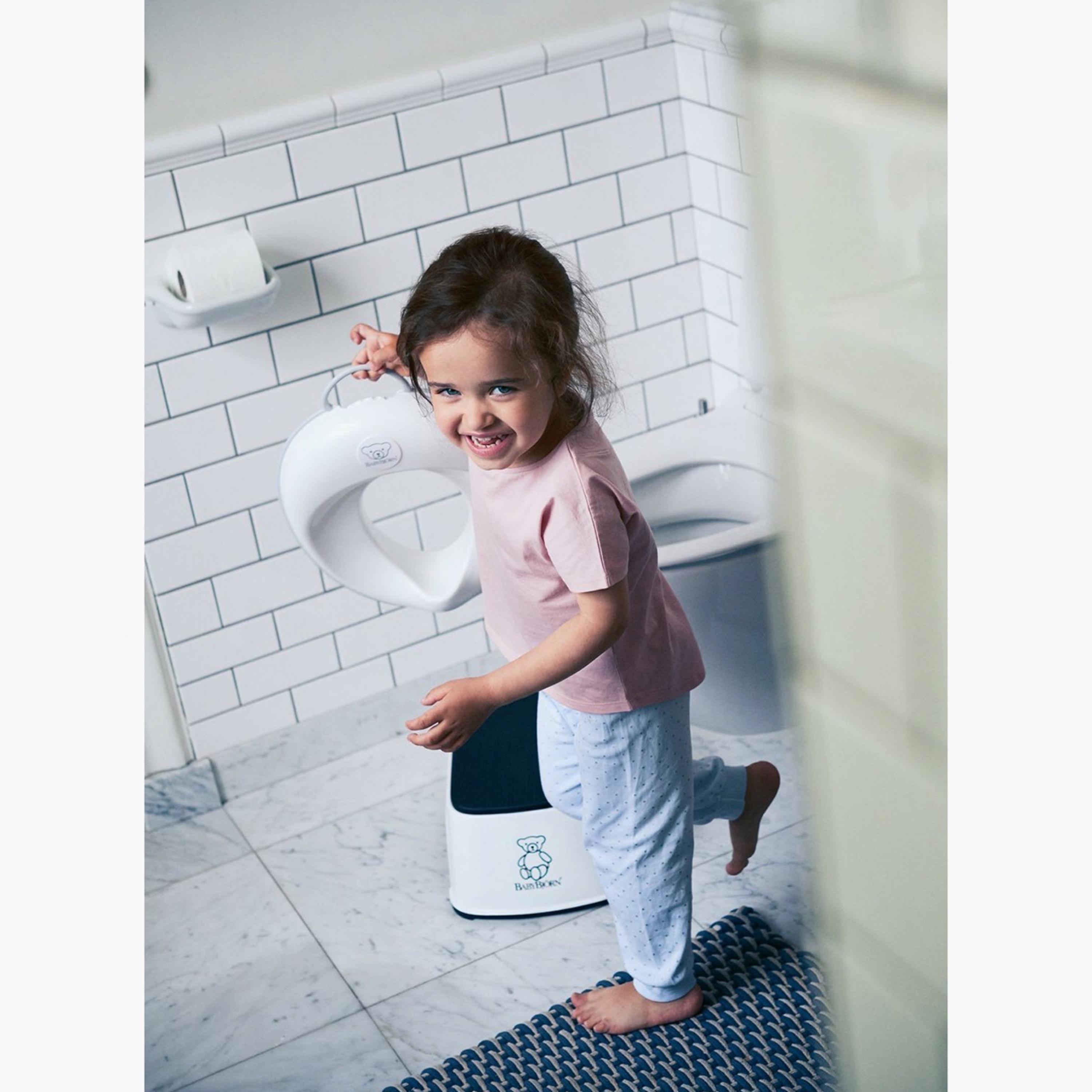 BabyBjorn Toilet Training Seat - White and Grey-baby-diapering-pottytraining-image-3