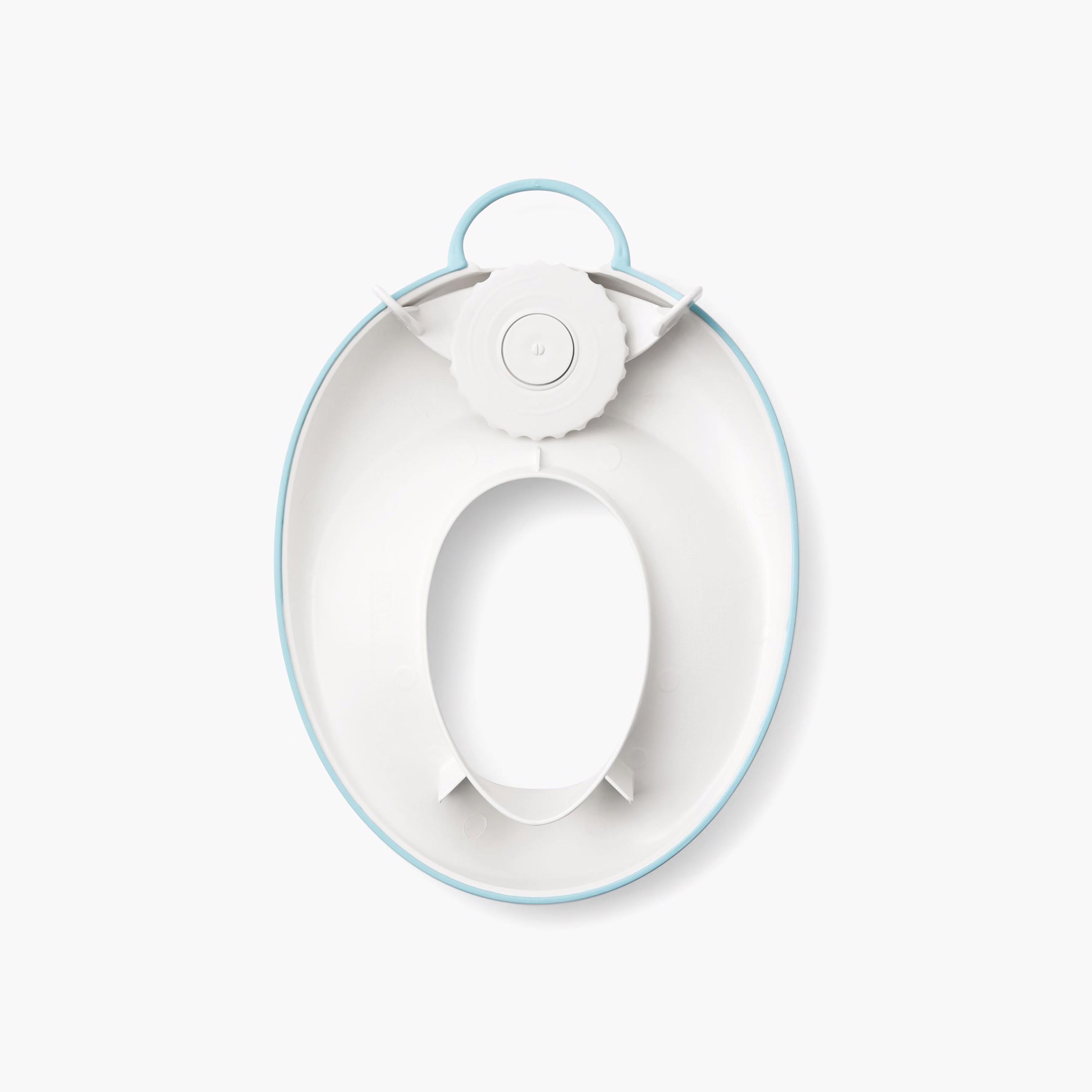 مقعد تدريب على استعمال المرحاض من بيبي بيورن - أبيض وتركواز-baby-diapering-pottytraining-image-2
