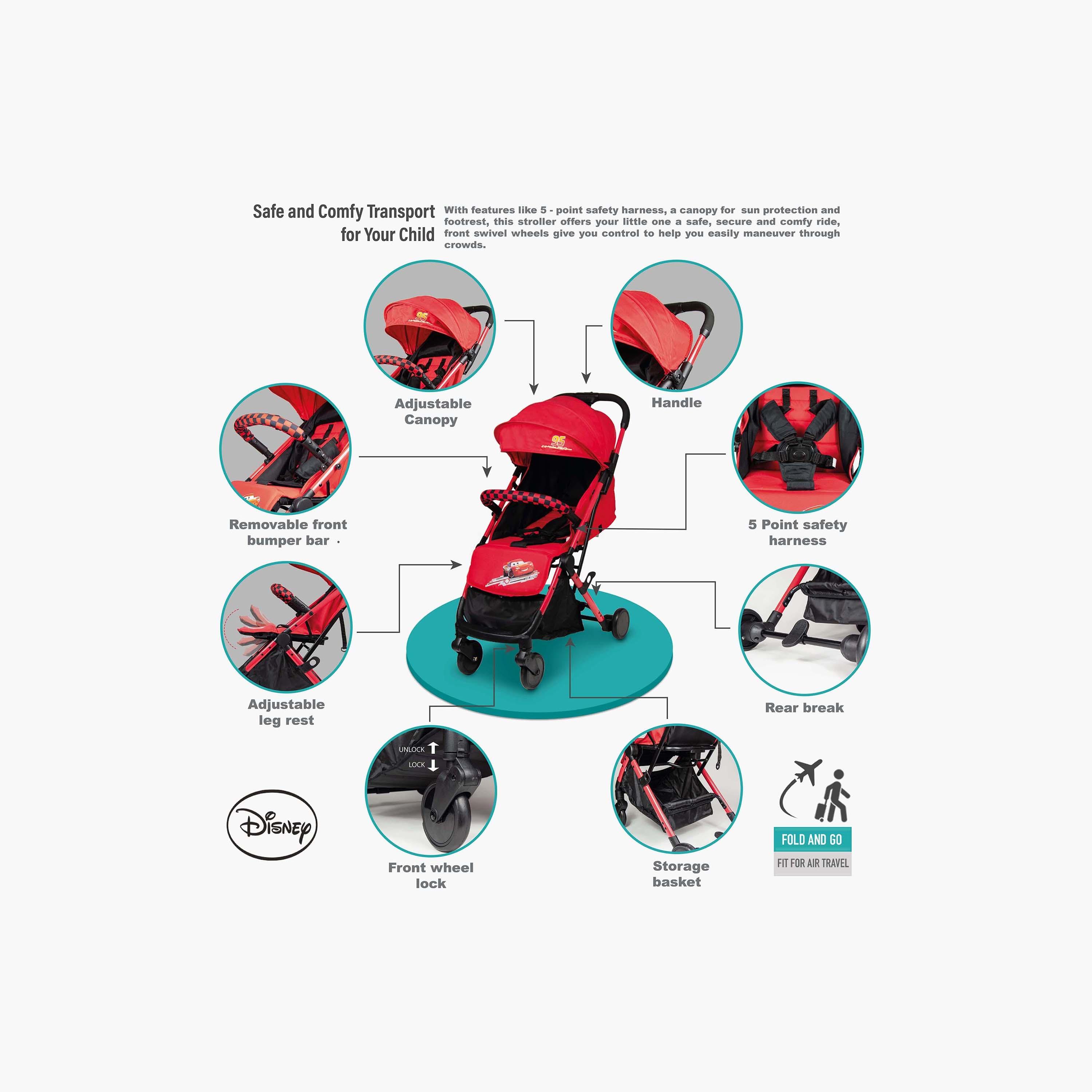 Disney Cars Baby Stroller-baby-gear-strollersandprams-strollers-image-2