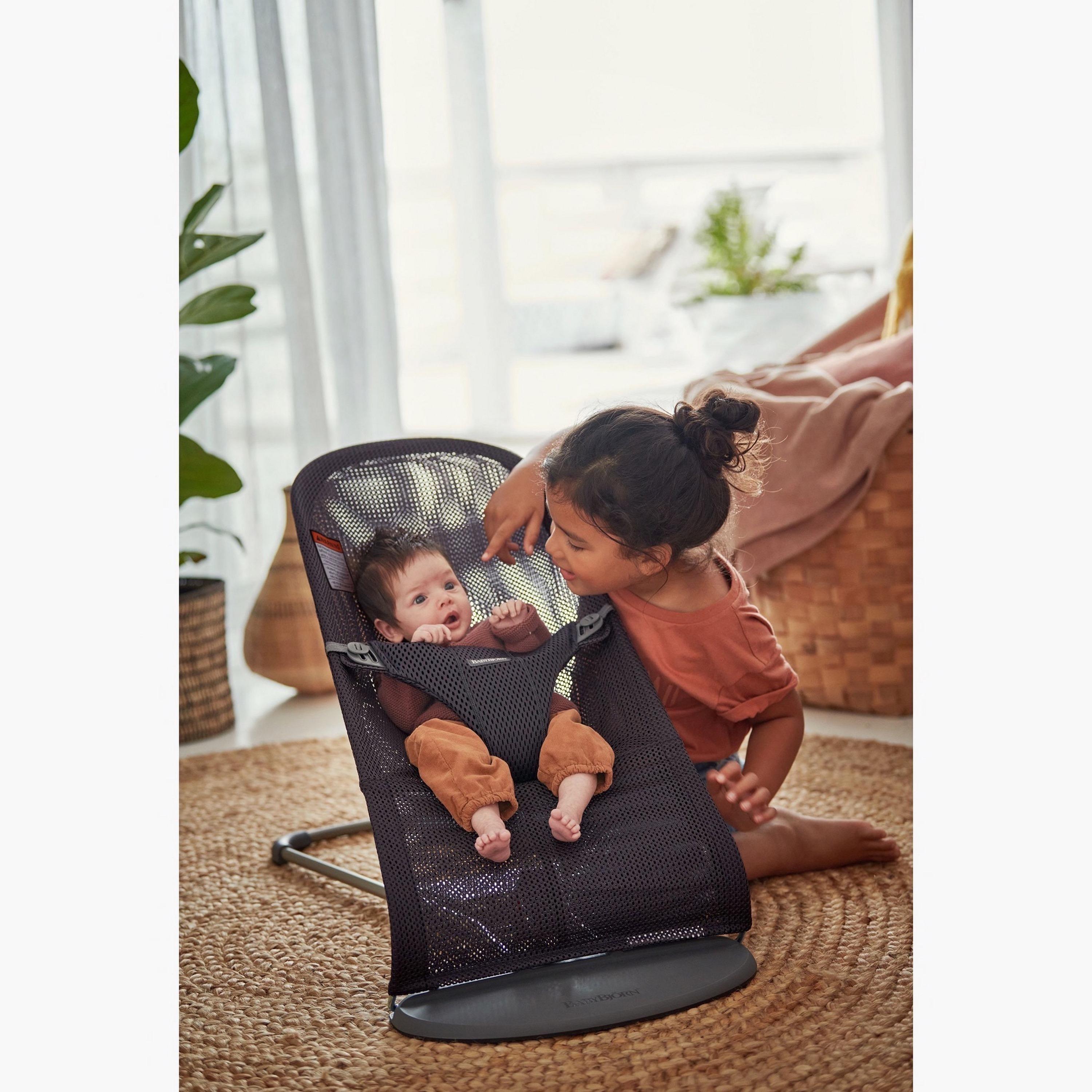 BabyBjorn Bouncer Bliss - Anthracite-baby-infantactivity-bouncers-image-3