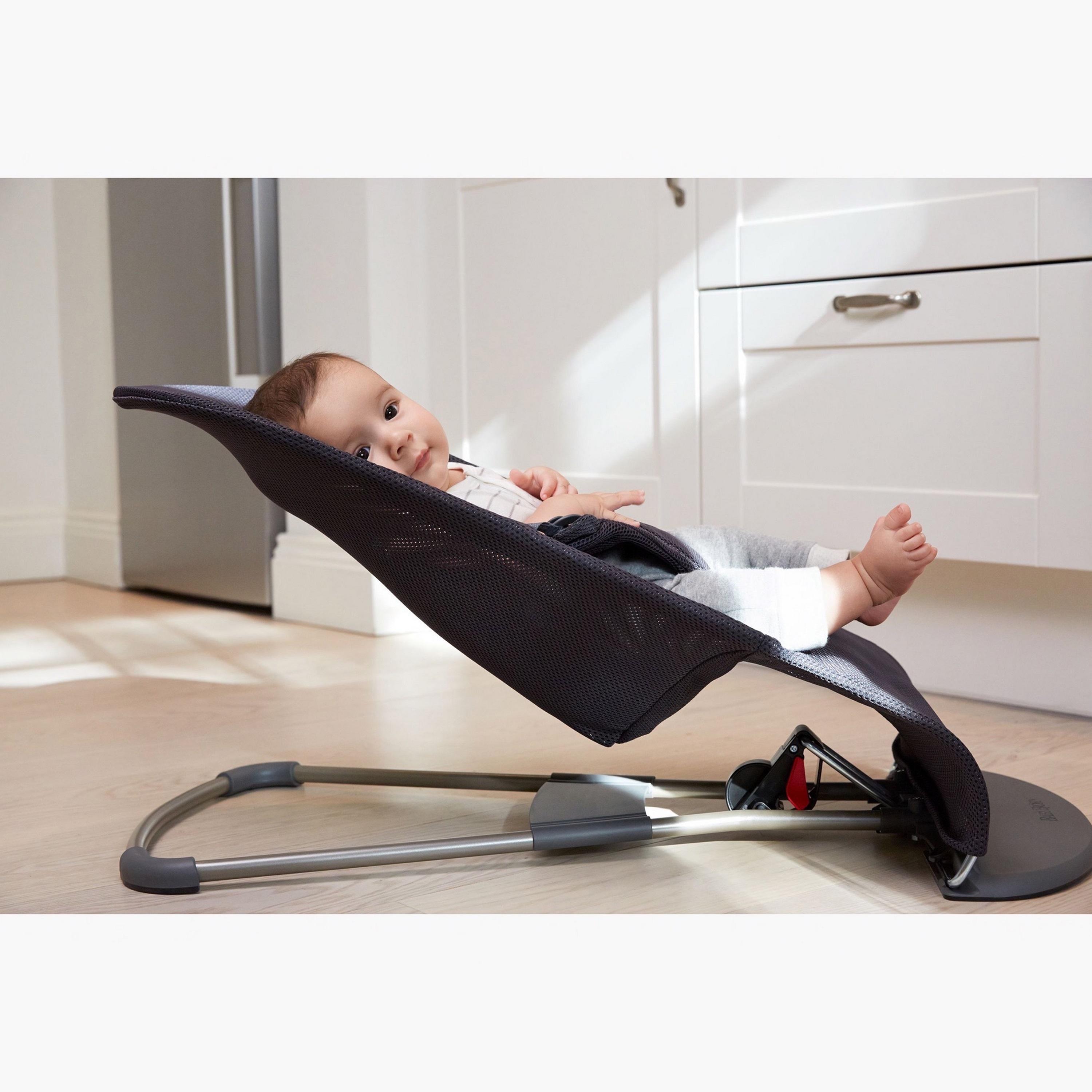 BabyBjorn Bouncer Bliss - Anthracite-baby-infantactivity-bouncers-image-4