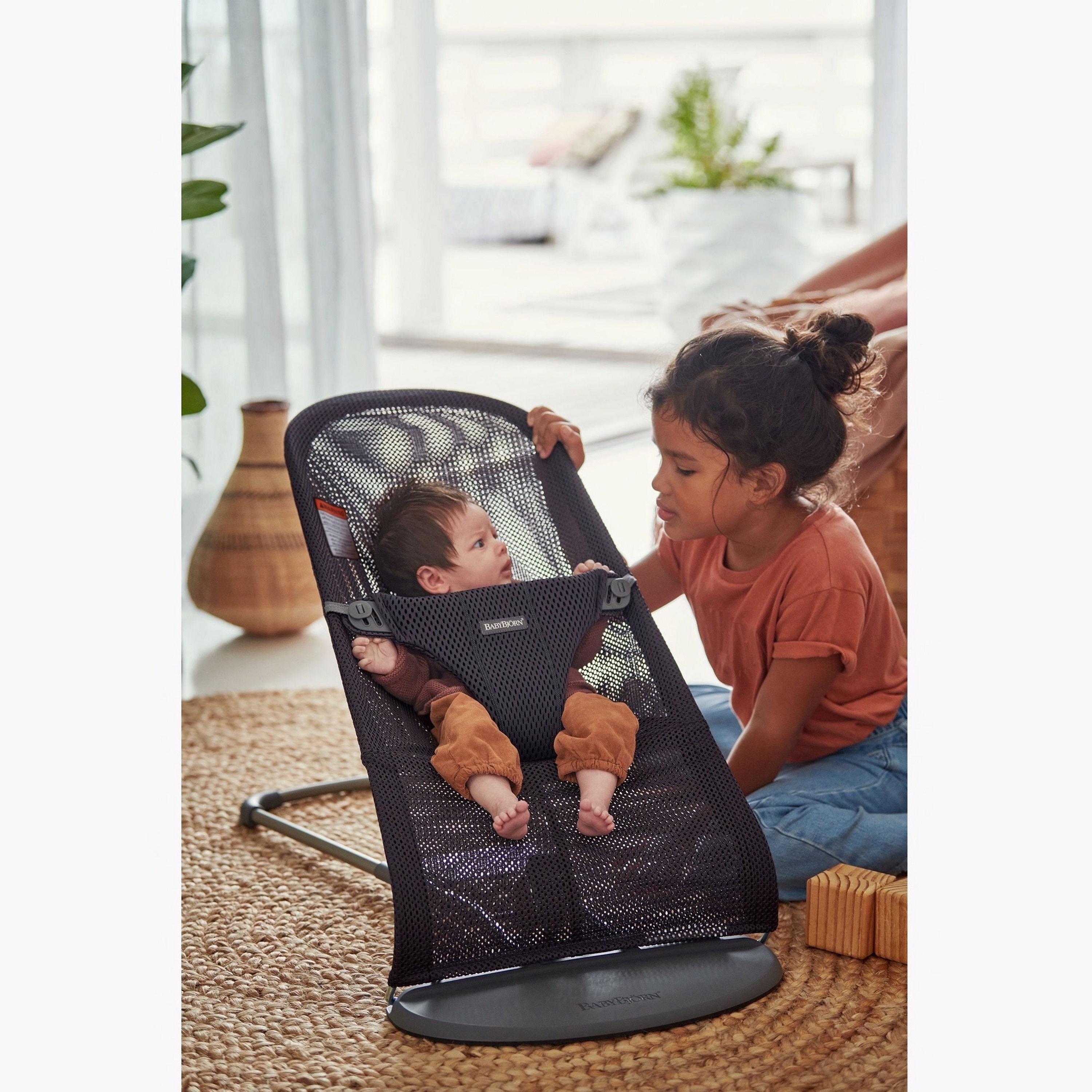 BabyBjorn Bouncer Bliss - Anthracite-baby-infantactivity-bouncers-image-5