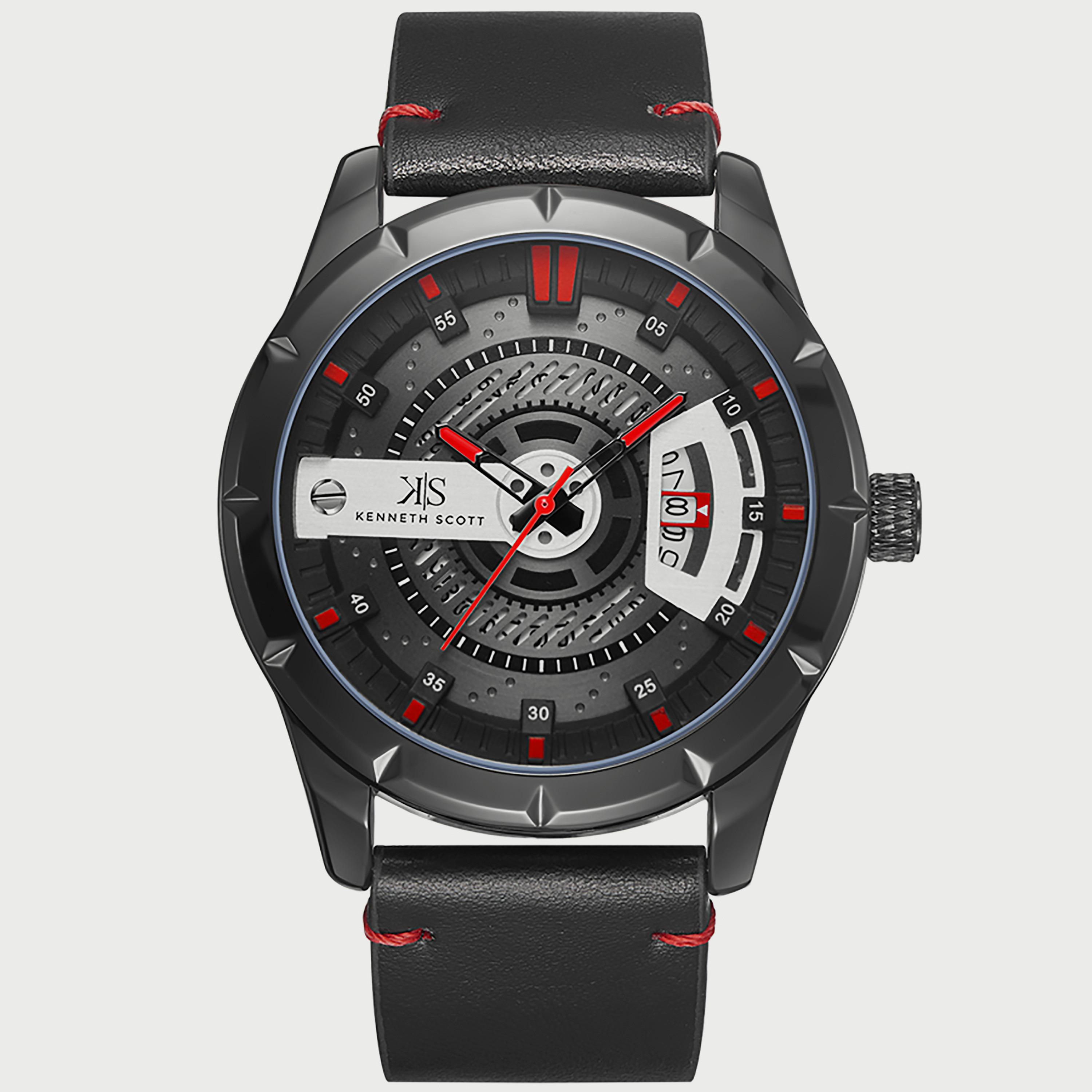 00SGM008K004- راقب حزام معدن تناظرية ذهبي وردي للنساء أوماكس-men-watchesandjewellery-watches-image-1