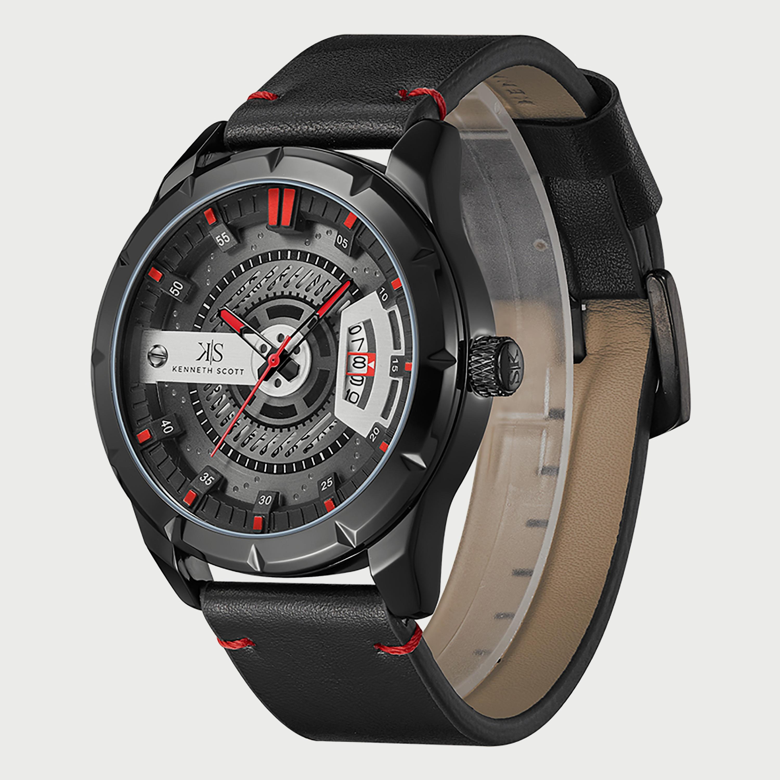 00SGM008K004- راقب حزام معدن تناظرية ذهبي وردي للنساء أوماكس-men-watchesandjewellery-watches-image-2