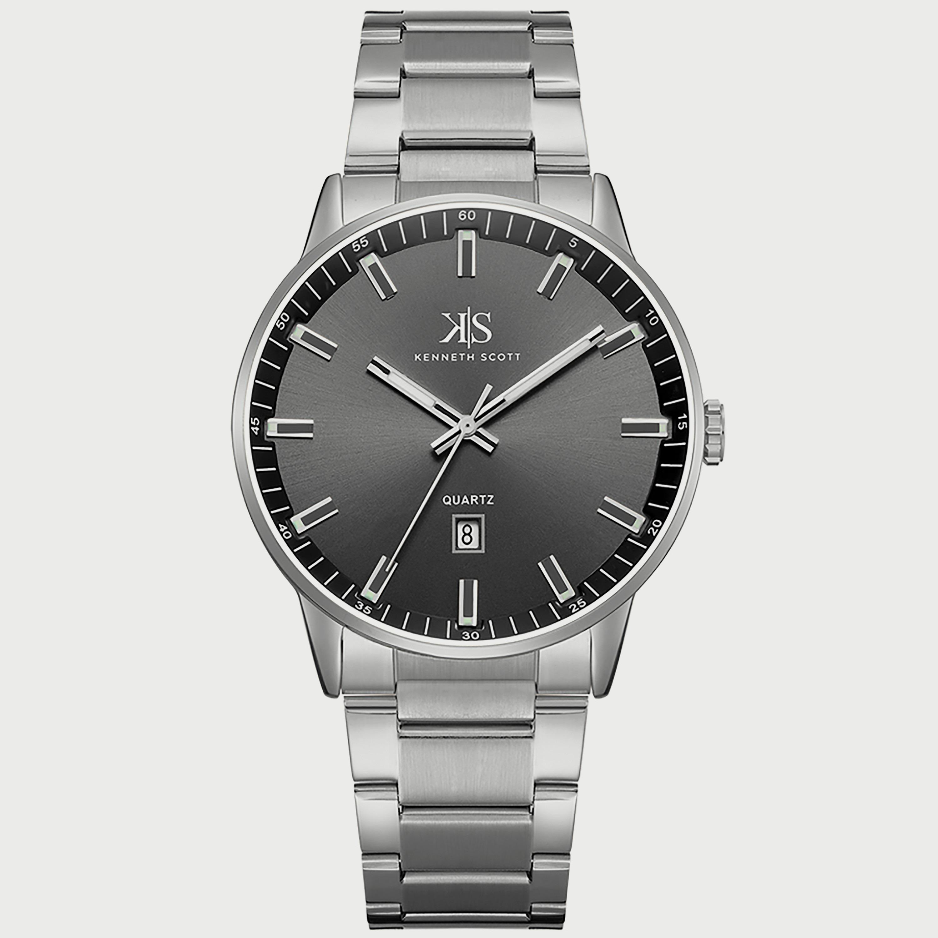 ساعة تناظرية فضيّة بحزام معدني للرجال من كاسيو MTP-1335D-2AVDF-men-watchesandjewellery-watches-image-1