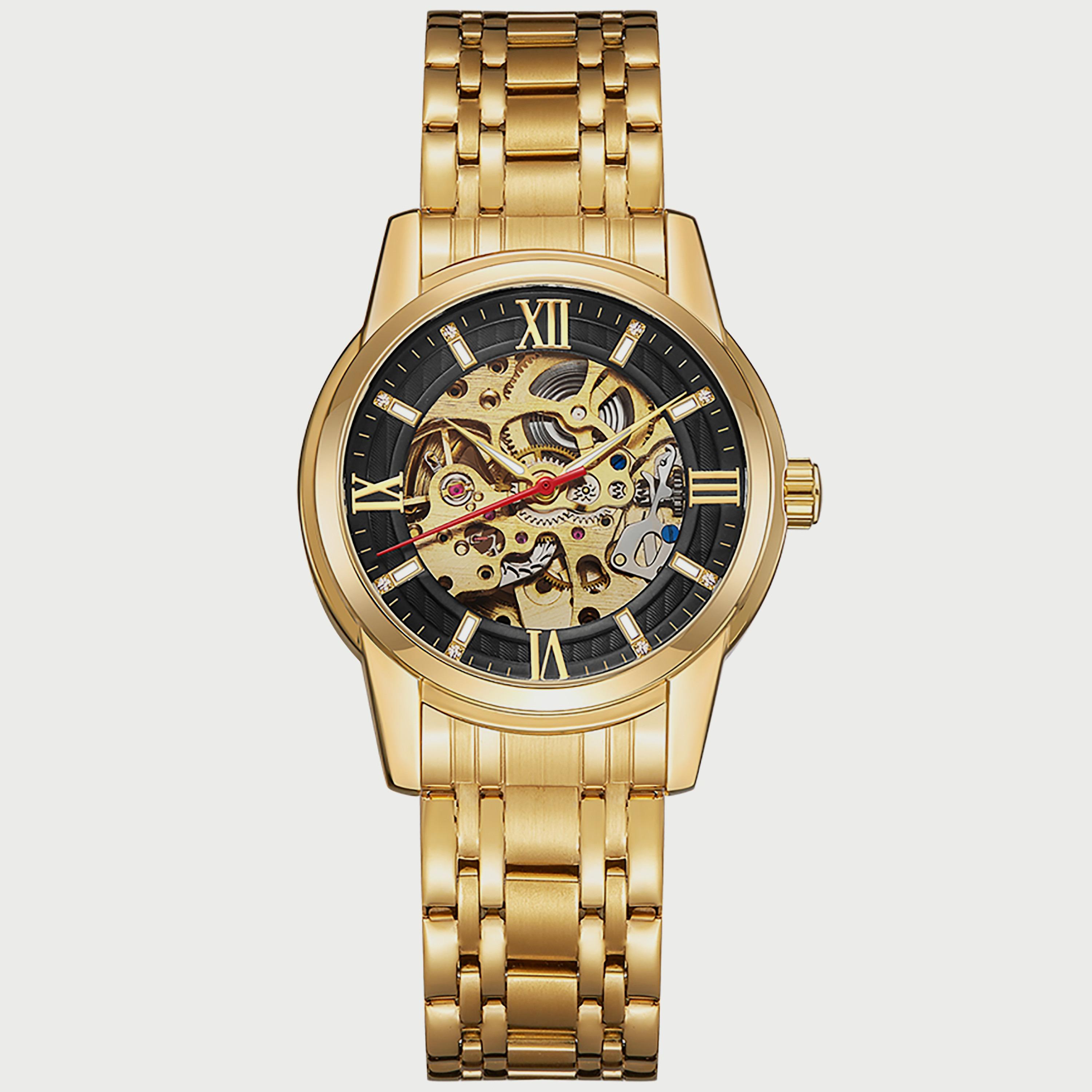 K22311-GBGB "ساعة" ذهبية بسوار ستانلس ستيل أوتوماتيكي من كينيث سكوت للرجال -men-watchesandjewellery-watches-image-1