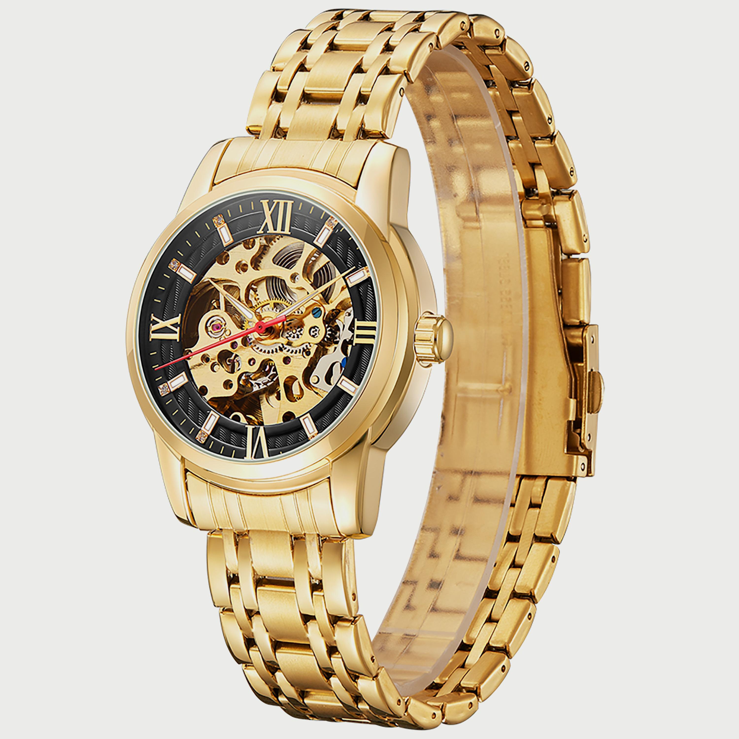 K22311-GBGB "ساعة" ذهبية بسوار ستانلس ستيل أوتوماتيكي من كينيث سكوت للرجال -men-watchesandjewellery-watches-image-2