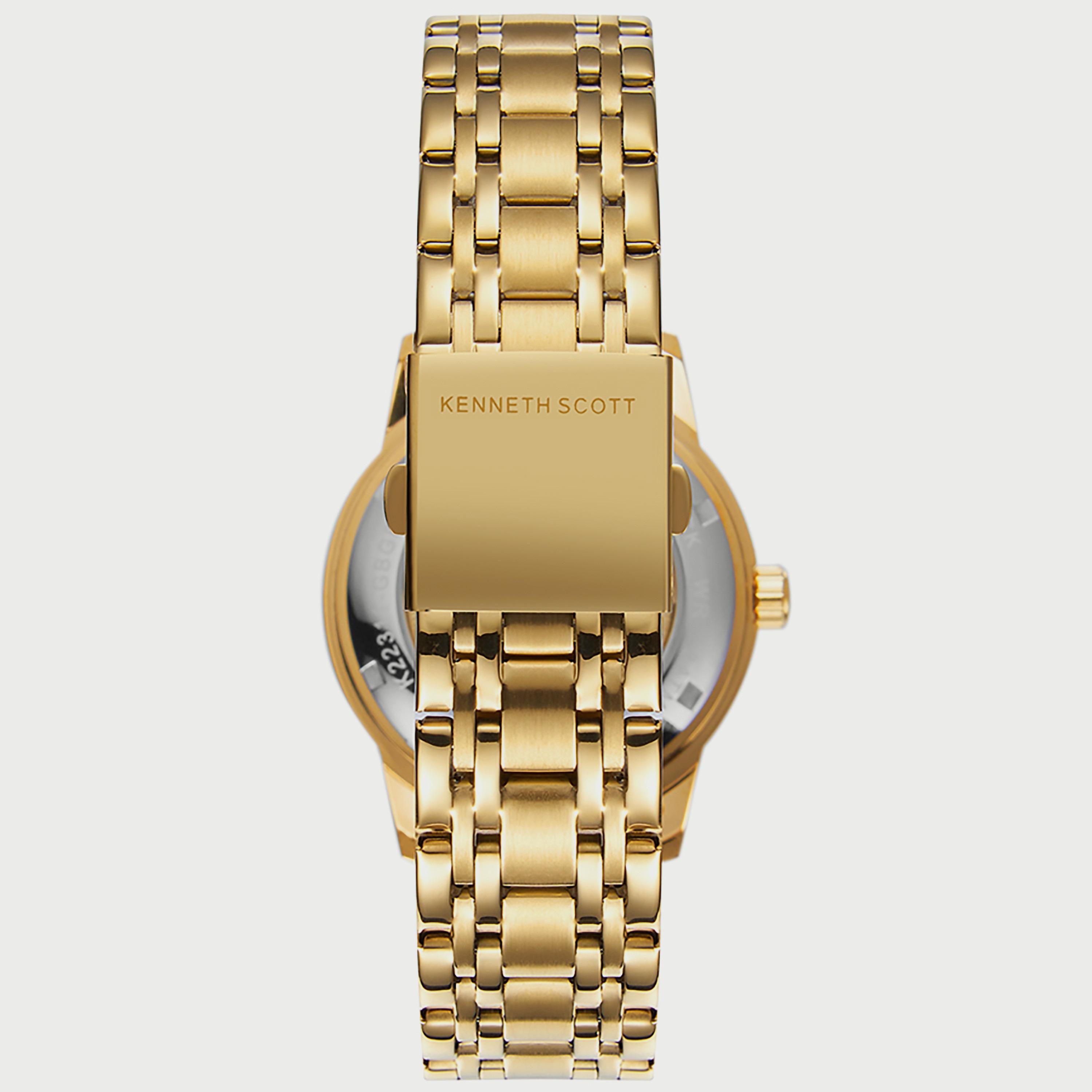 K22311-GBGB "ساعة" ذهبية بسوار ستانلس ستيل أوتوماتيكي من كينيث سكوت للرجال -men-watchesandjewellery-watches-image-3