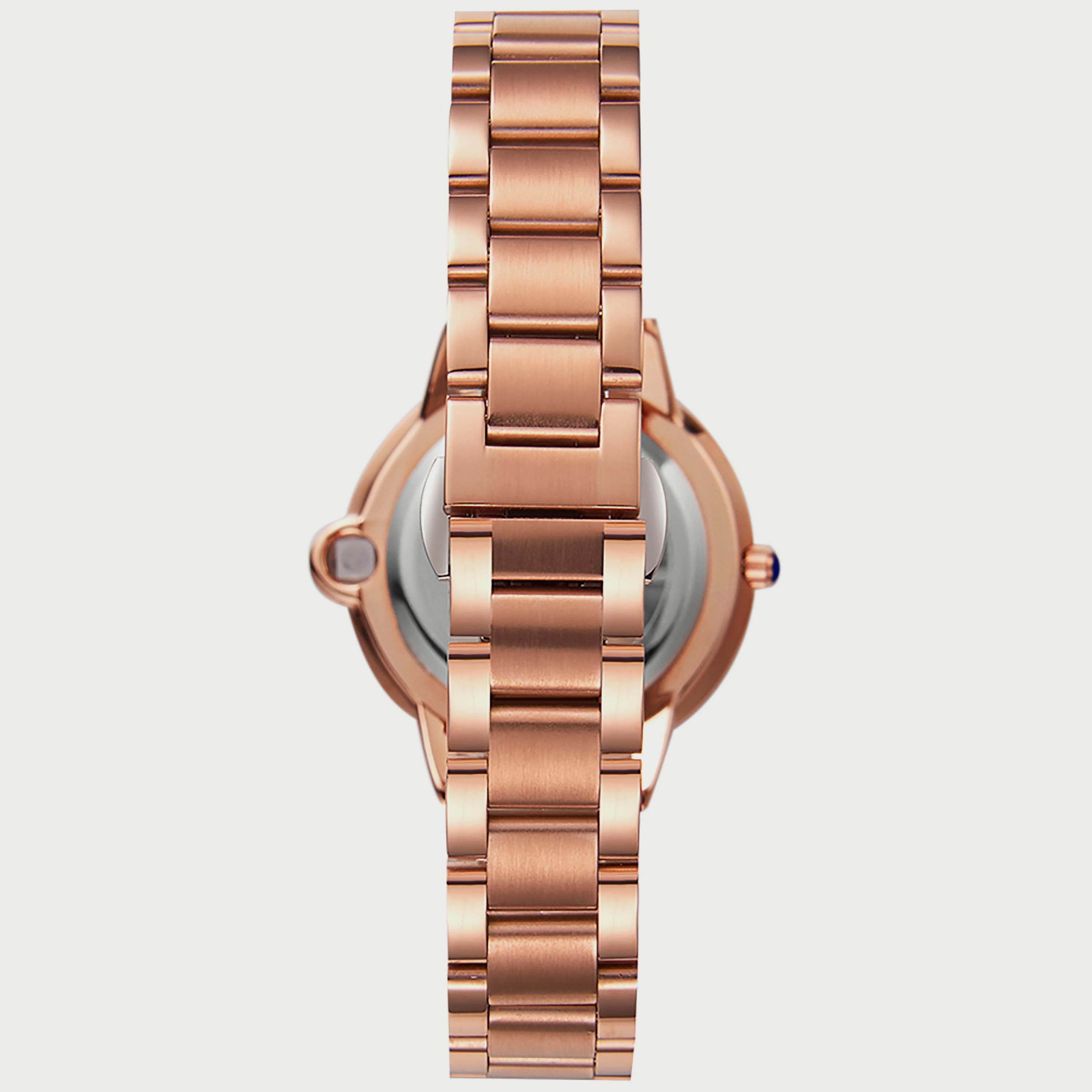 Kenneth Scott Women's Rose Gold Analog Stainless Steel Strap Watch K22530-RBKK | 34 MM-women-watchesandjewellery-watches-image-3