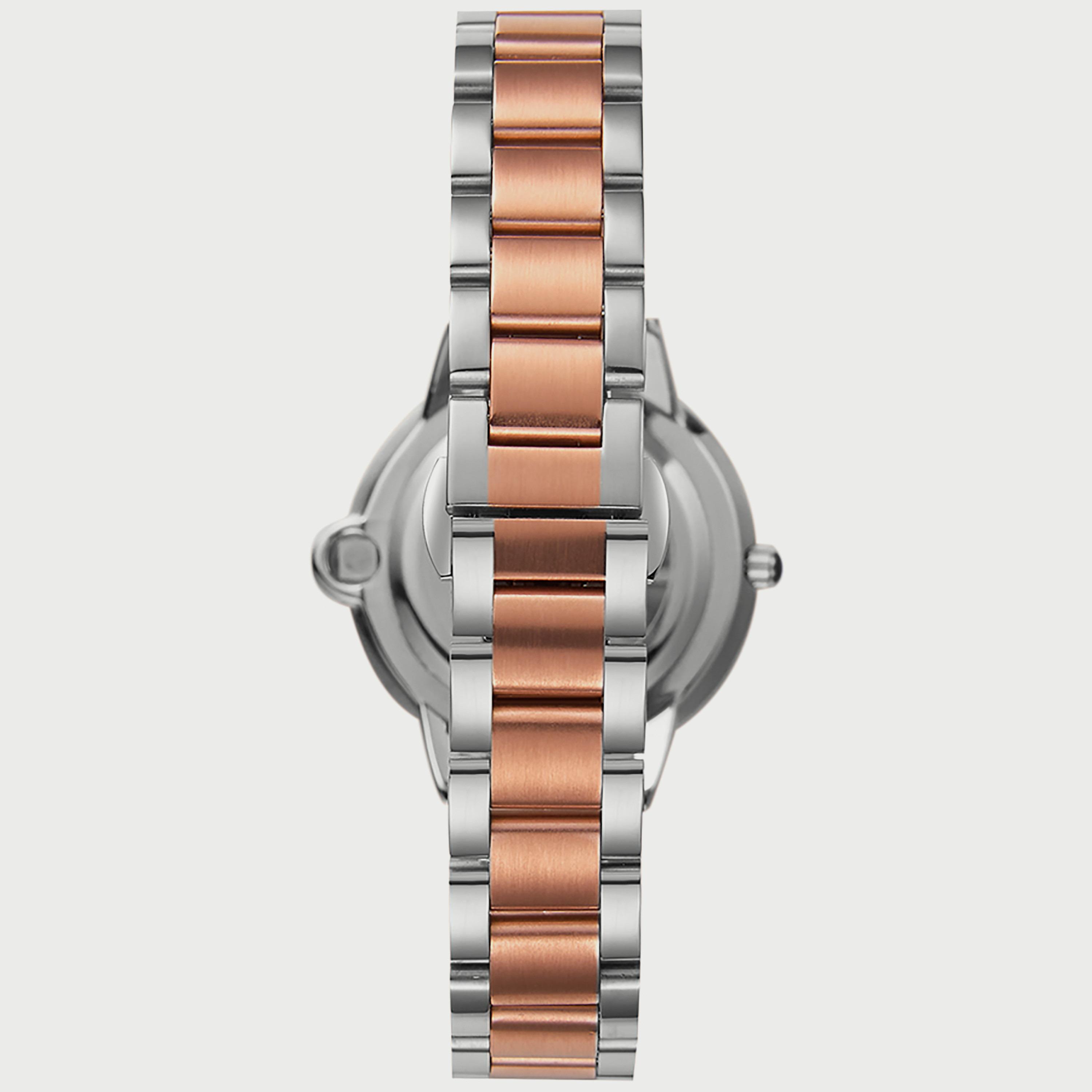 Kenneth Scott Women's Silver & Rose Gold Analog Stainless Steel Strap Watch K22530-KBKW-women-watchesandjewellery-watches-image-3