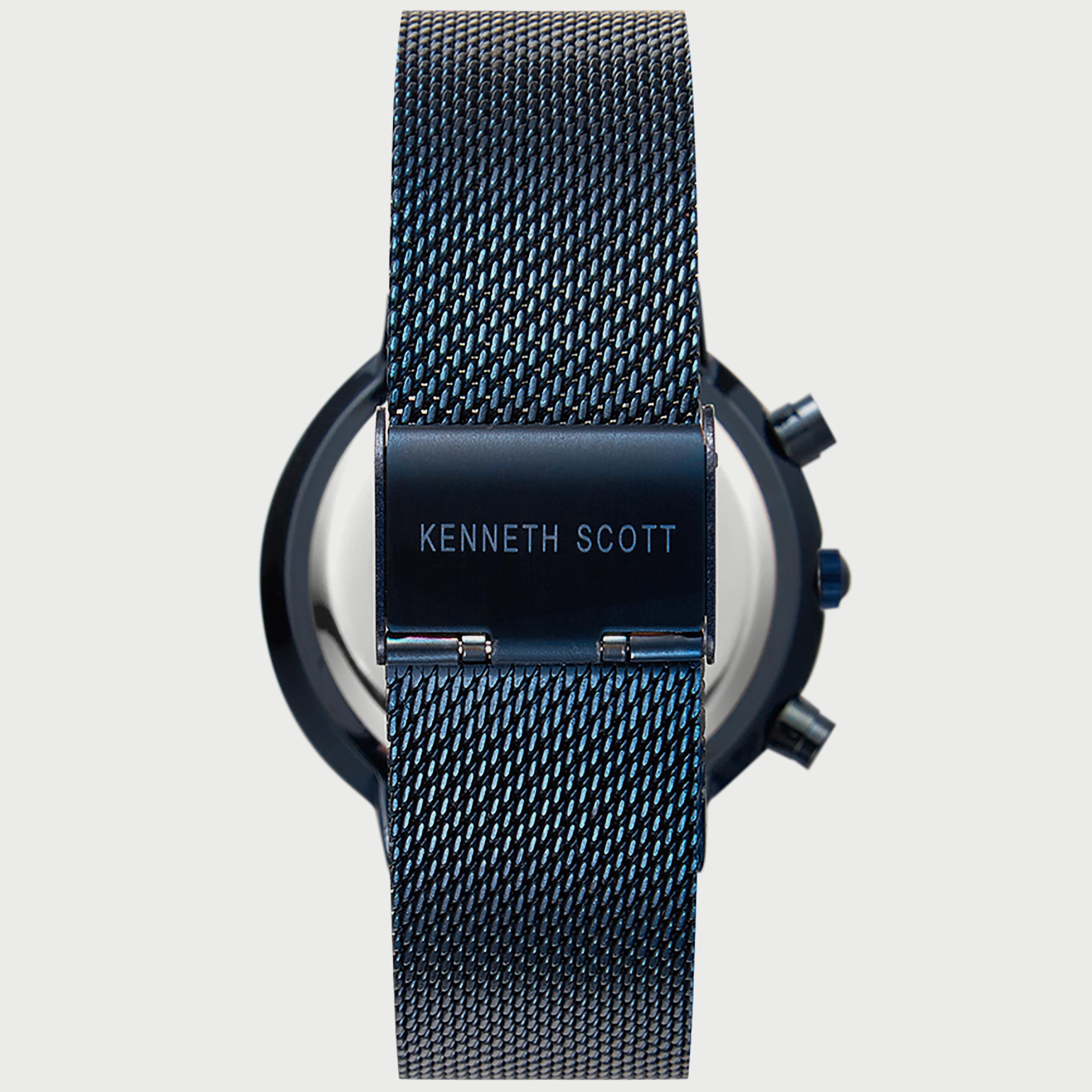 K22133-NMNN "ساعة" كرونوغراف بسوار شبكي ازرق للرجال من كينيث سكوت -men-watchesandjewellery-watches-image-3